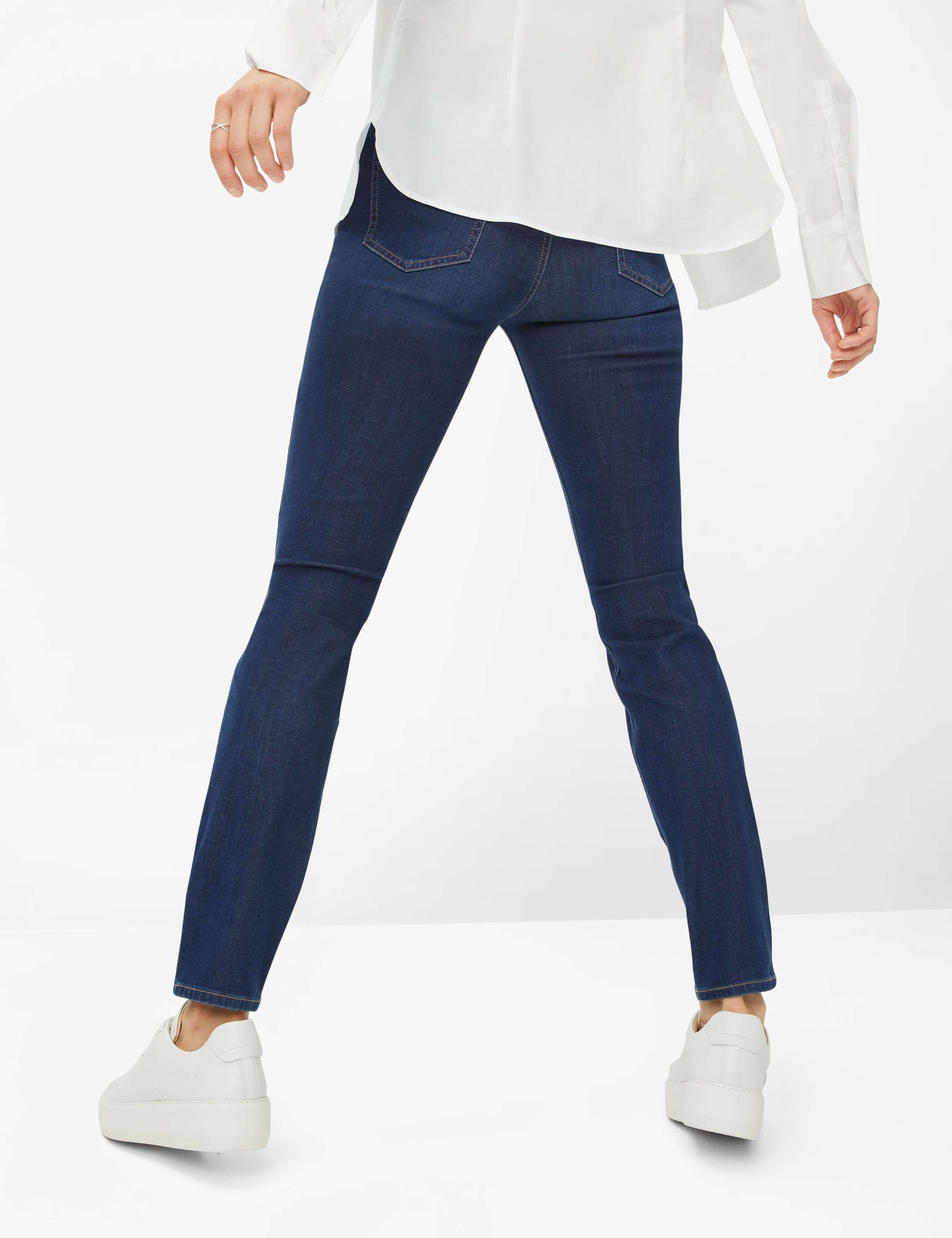 Brax Damen Jeans Used Regular Bl