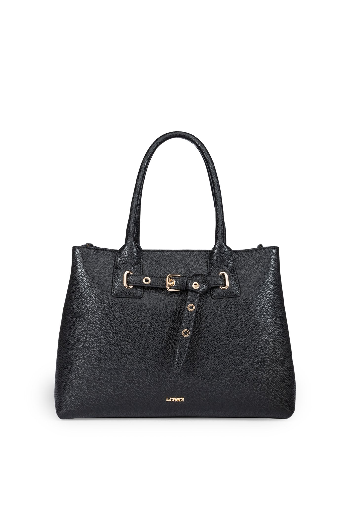 L.Credi Handtasche Schwarz
