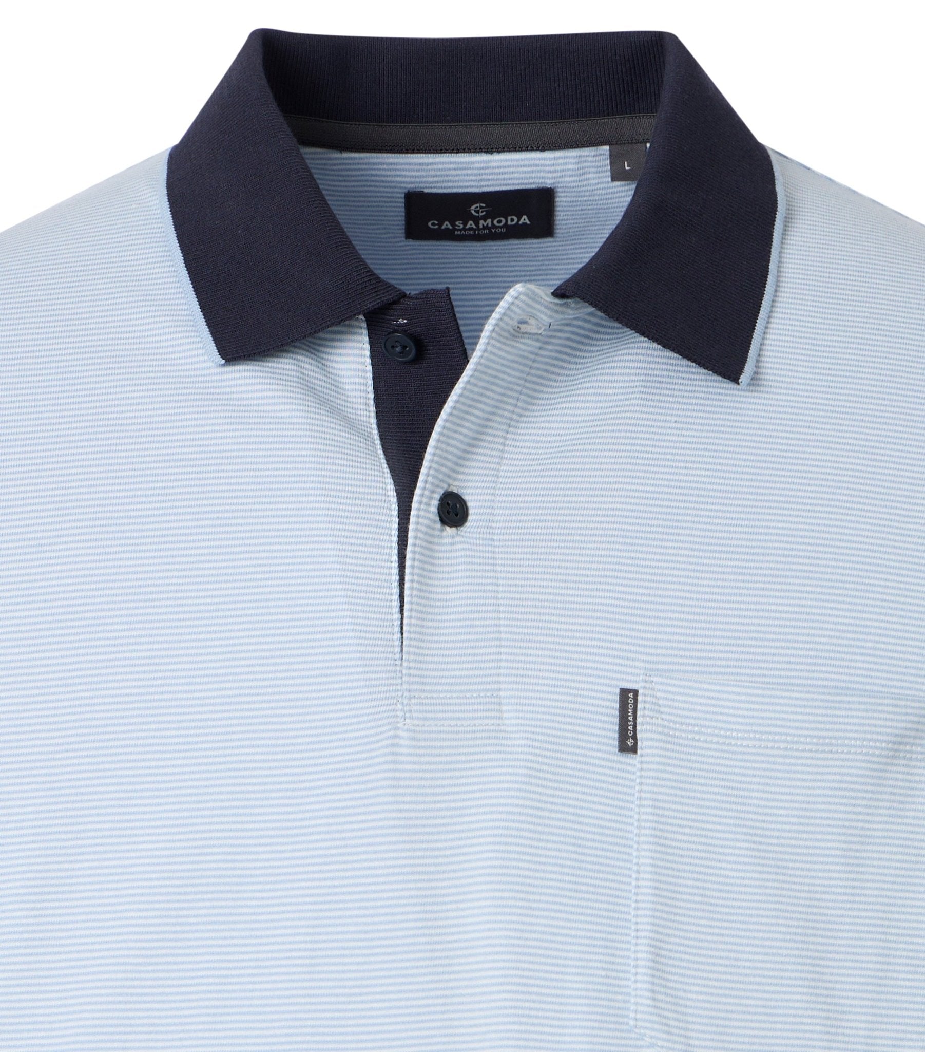 Casa Moda Herren Polo-Shirts Blau