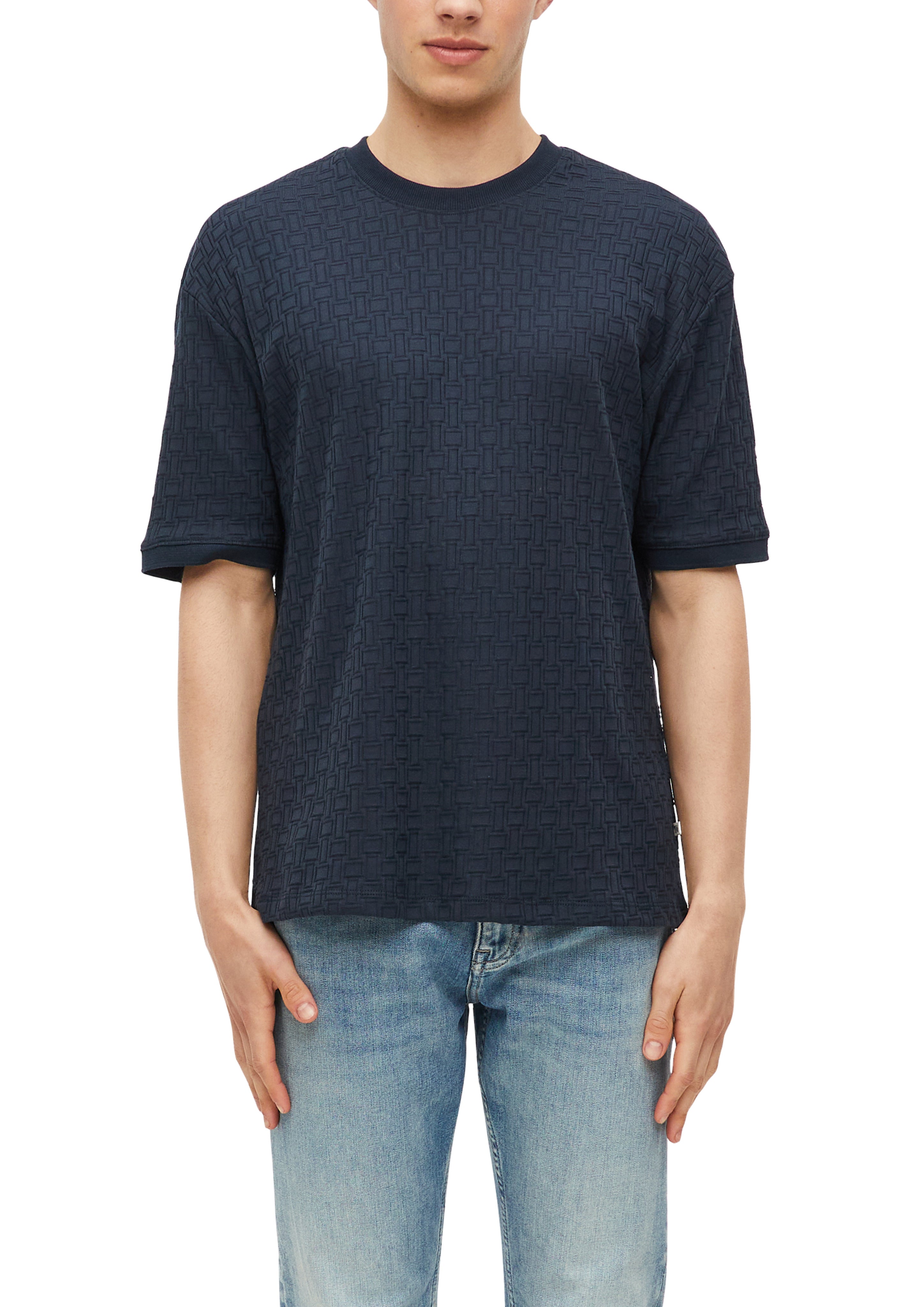 S. Oliver red Herren T-Shirts kurz Blue
