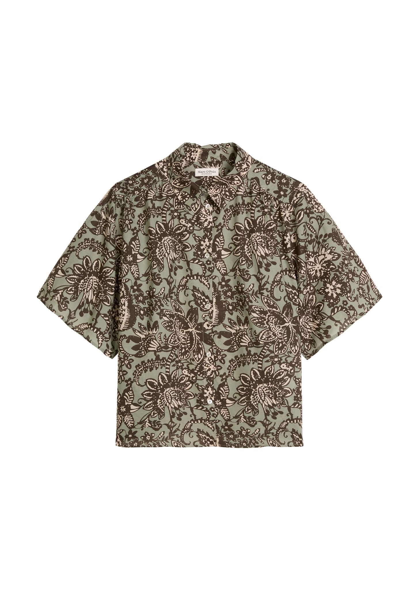 Marc O'Polo Damen Blusen Medium Green_Mu