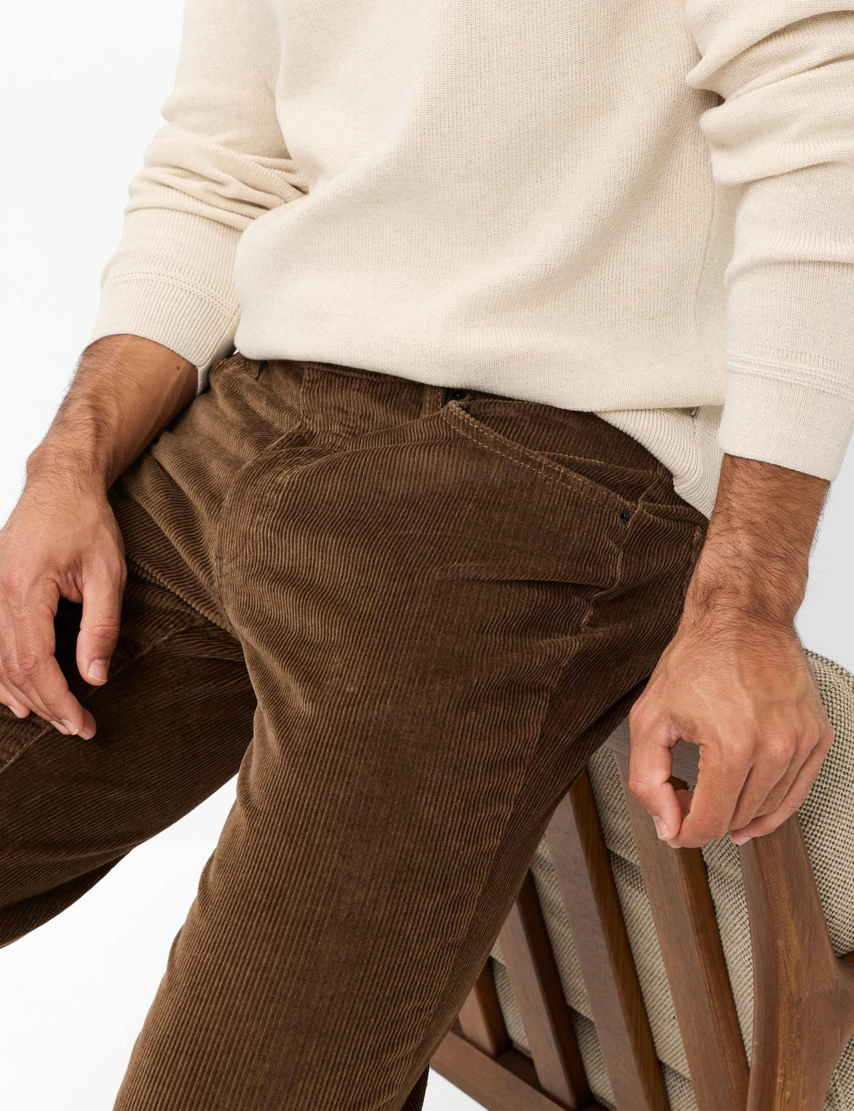 Brax Herren Hosen Nougat