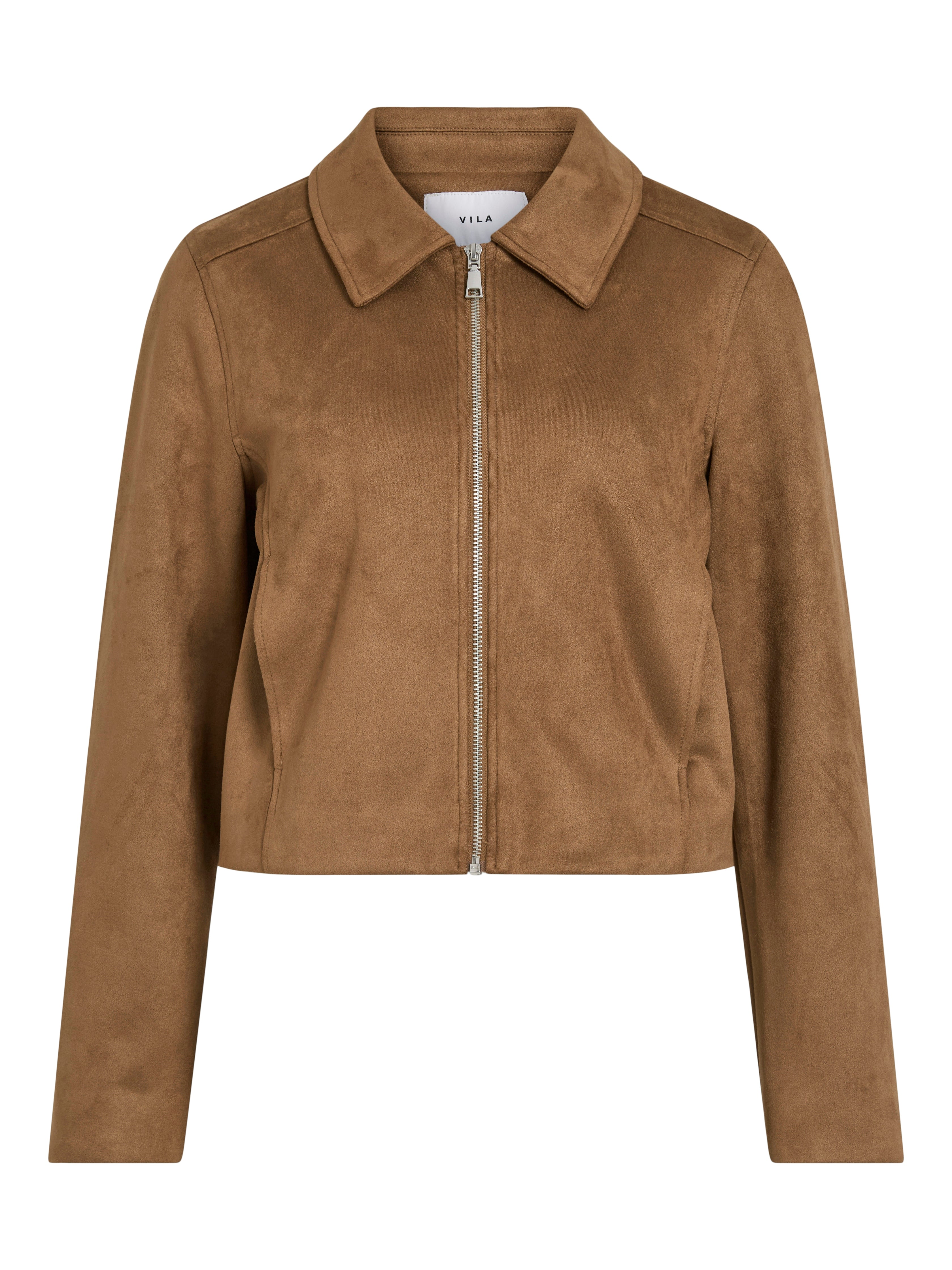 Vila Damen Jacken Toasted Coconut