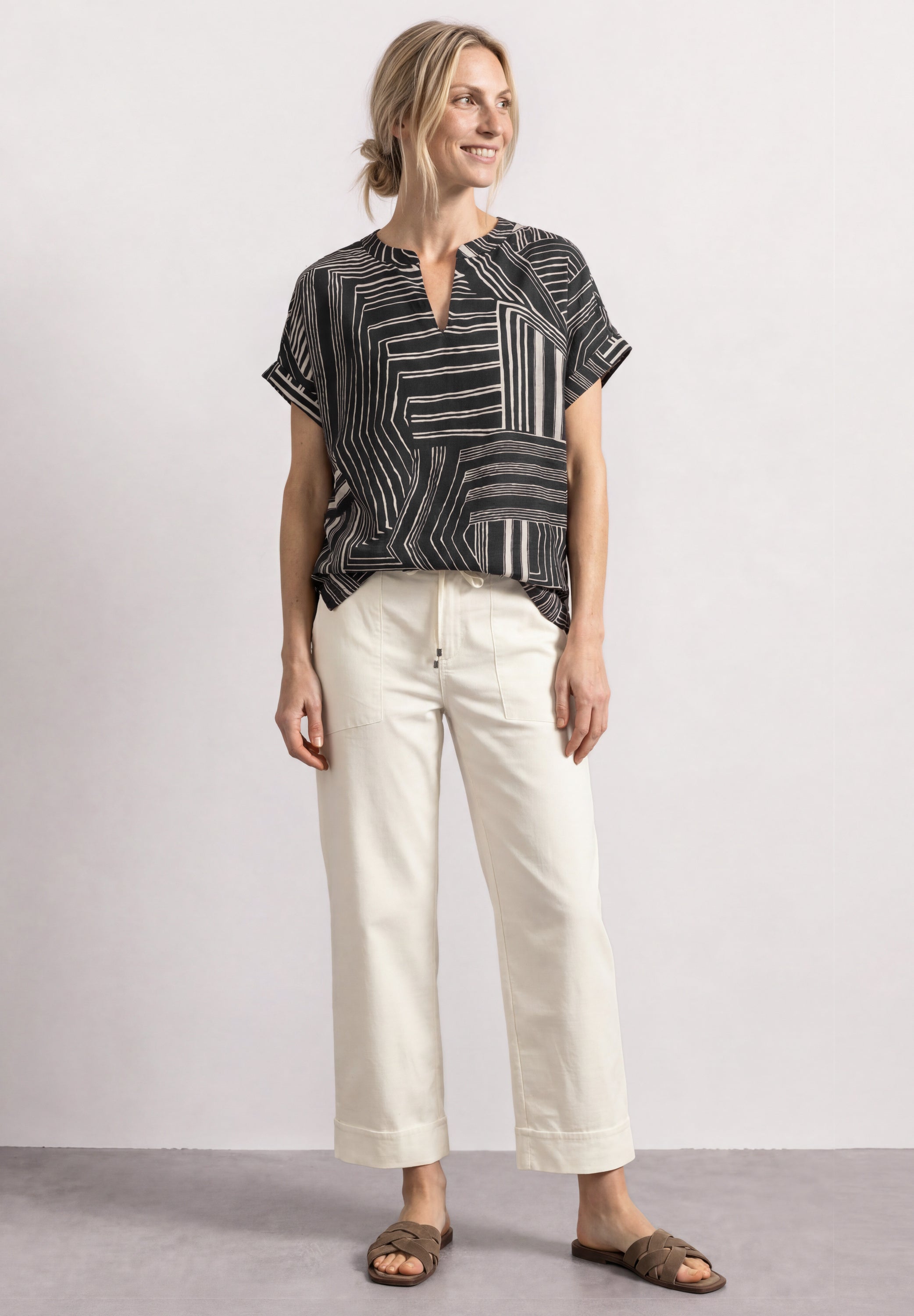 Street One Damen T-Shirts Darkest B