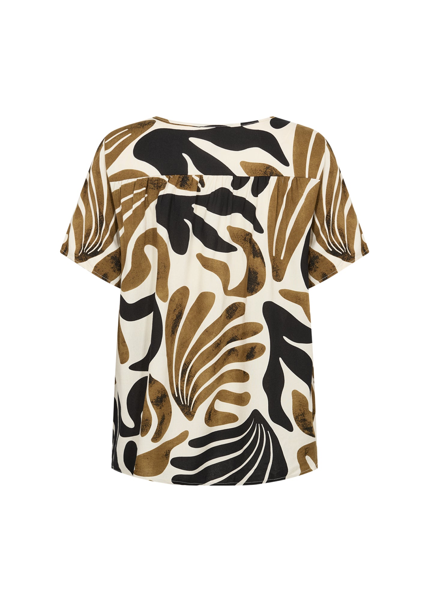 Soya Concept Damen Blusen kurz Butternut Combi