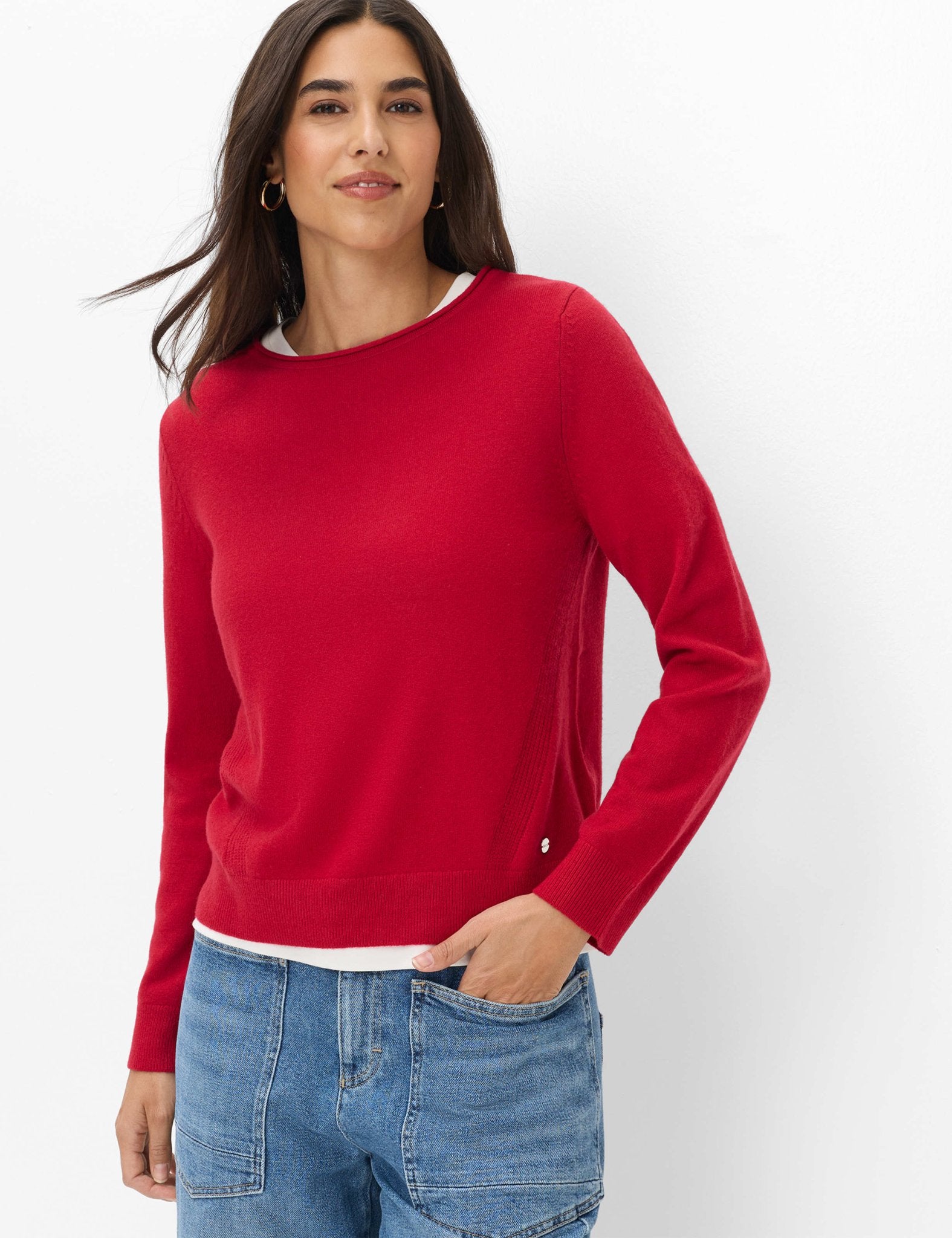 Brax Damen Pullover Cherry