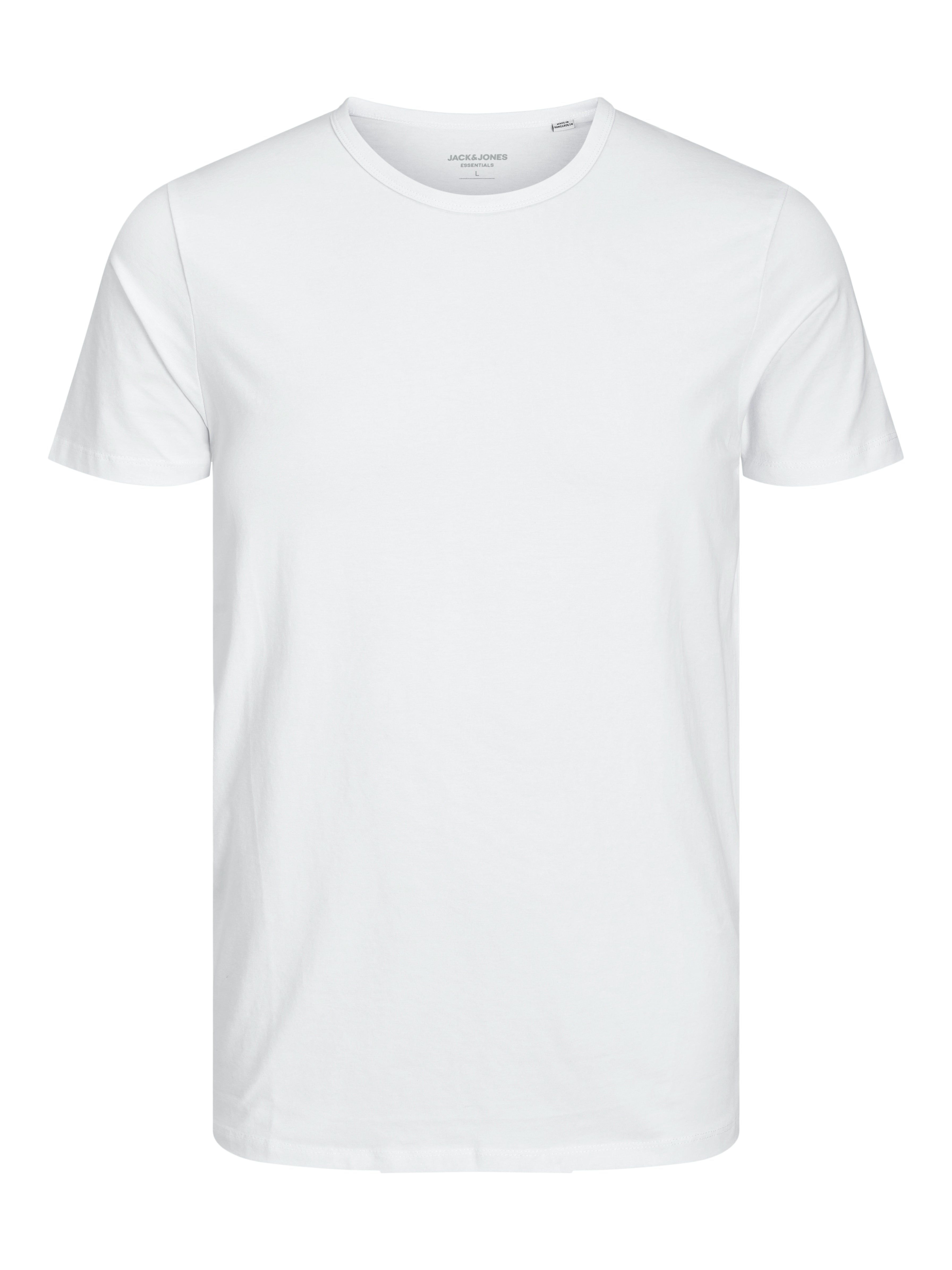 Jack & Jones Herren T-Shirts kurz Optical White