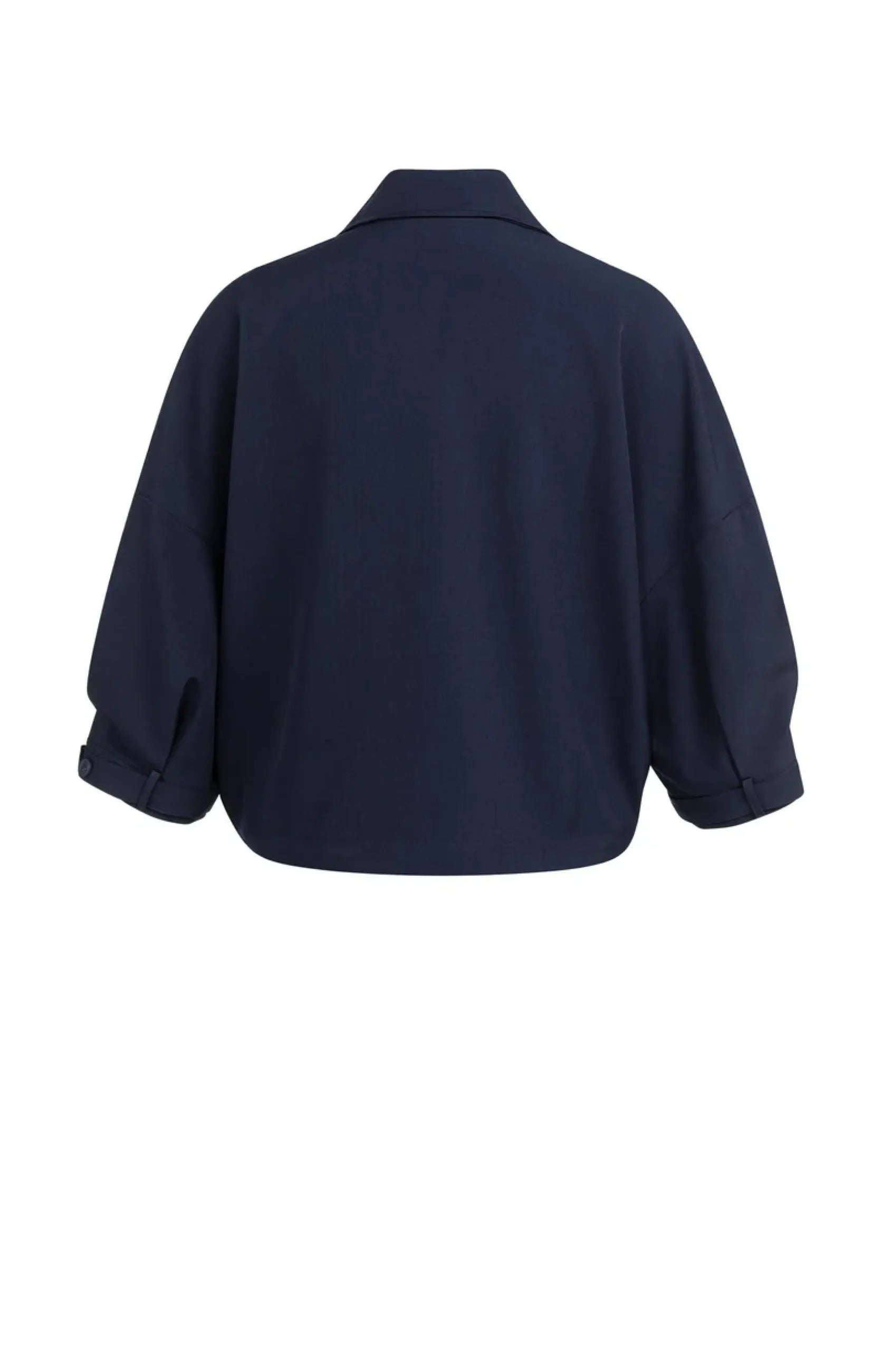 Blusenjacke mit verstellbarer Taille und praktischen Taschen