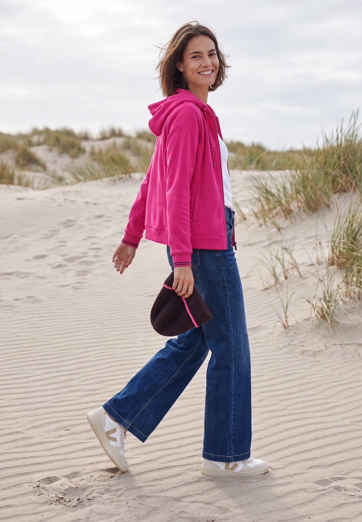 Cecil Damen T-Shirts Pink Flas