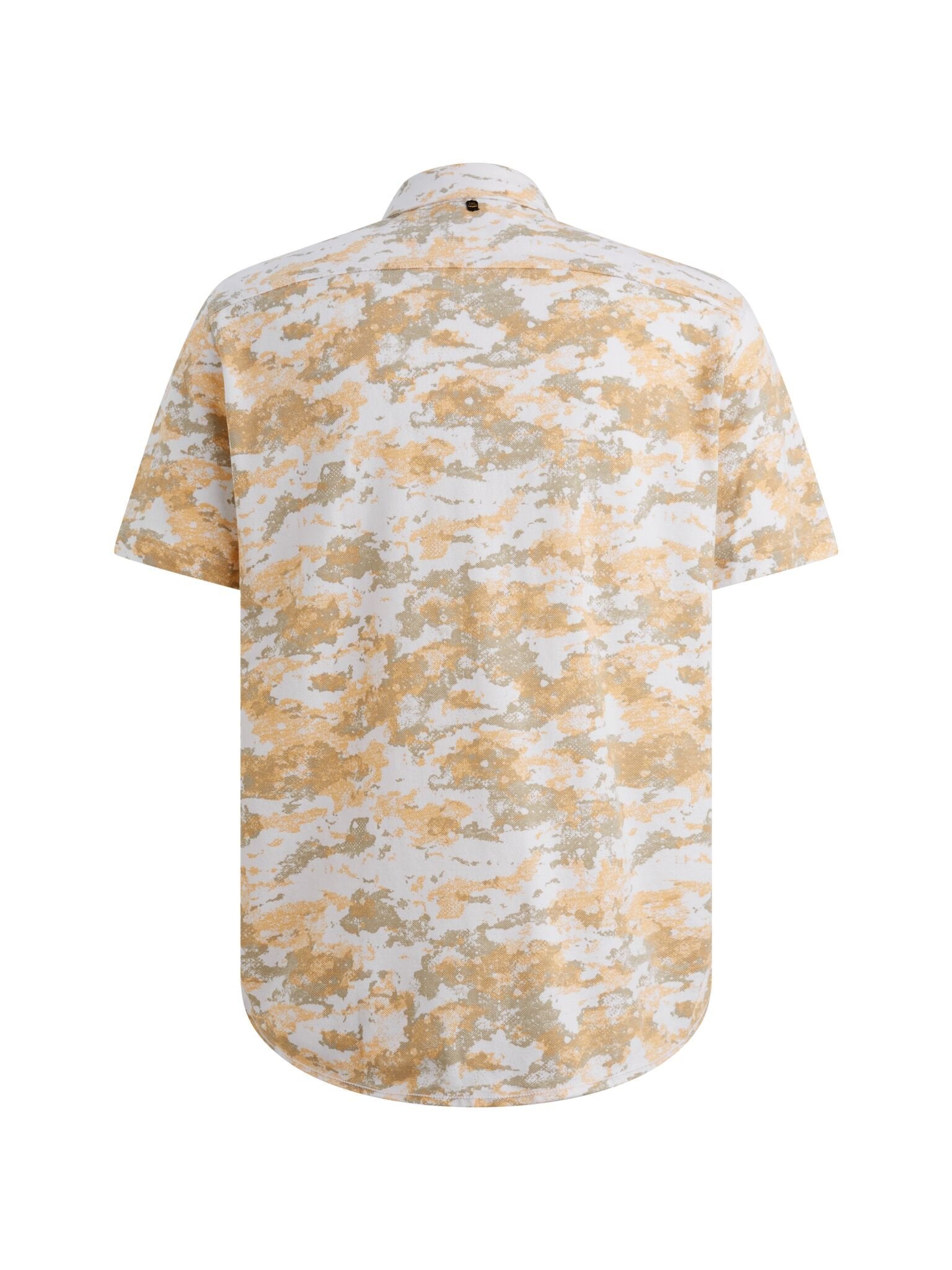 PME Herren Hemden kurz Apricot Cream