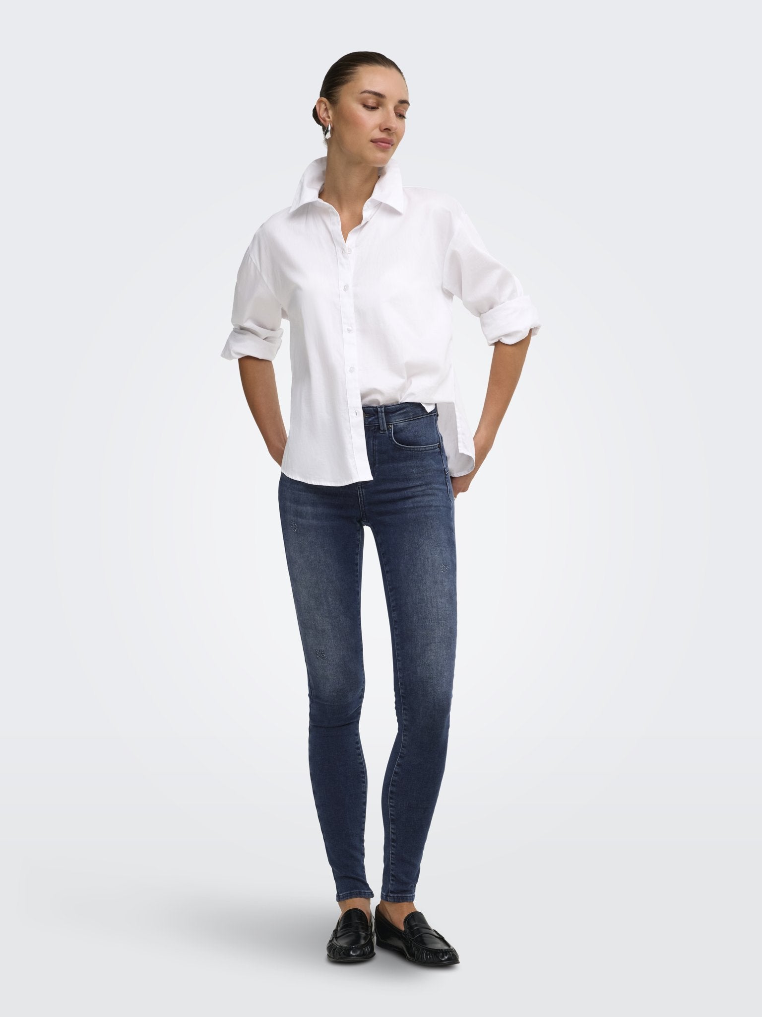 only Damen Jeans Blue Black Deni