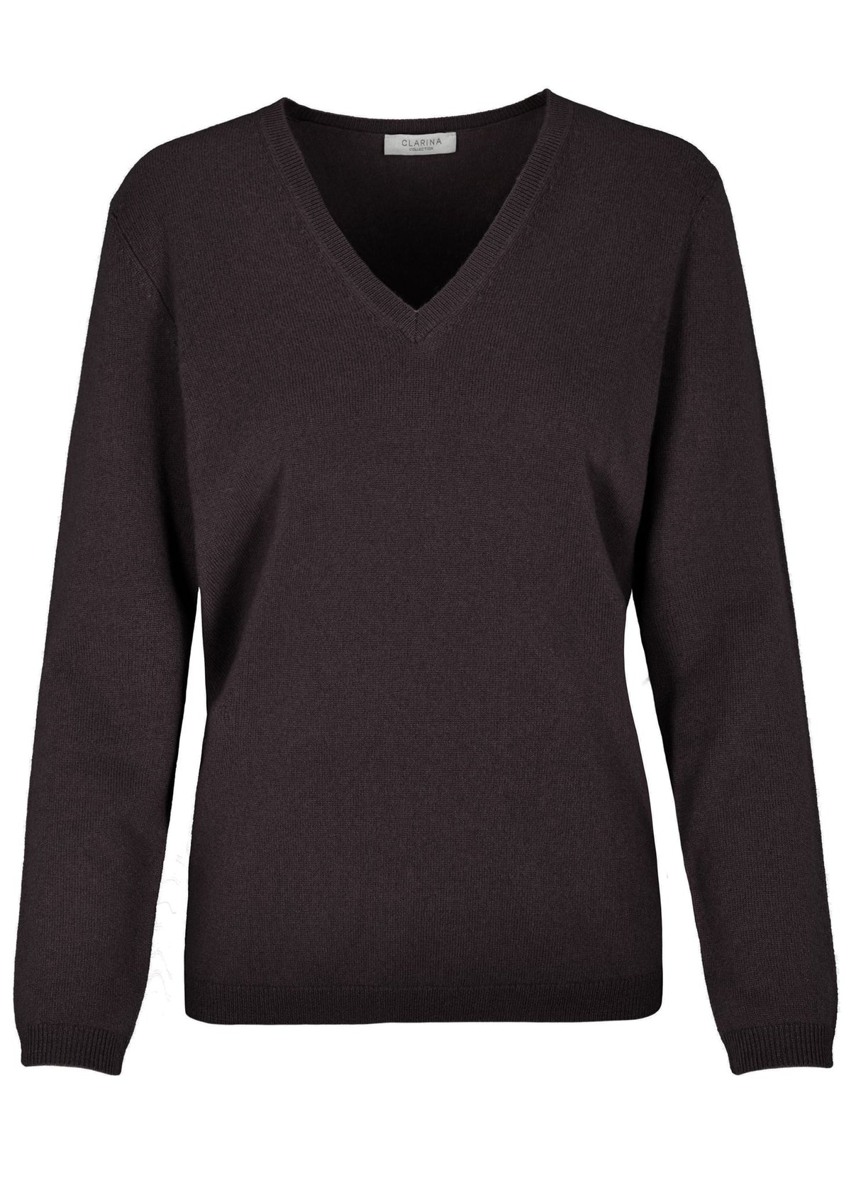 Clarina Damen Pullover Schoko
