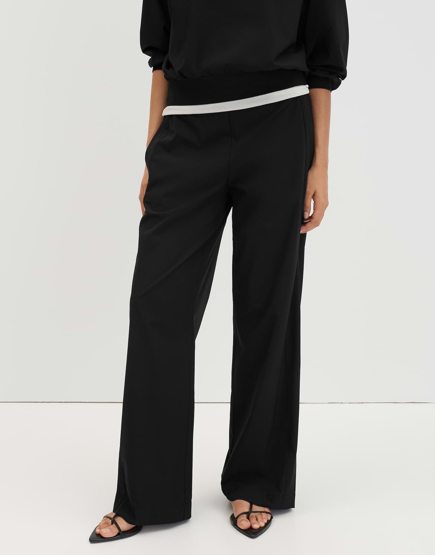 Someday Damen Hosen Black