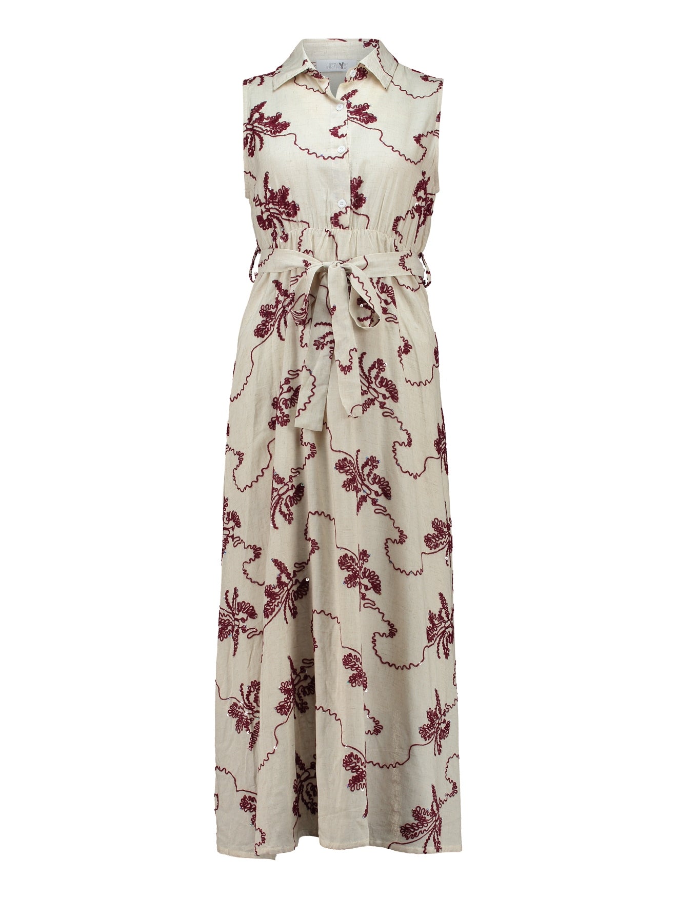 Haily's Damen Kleider Beige