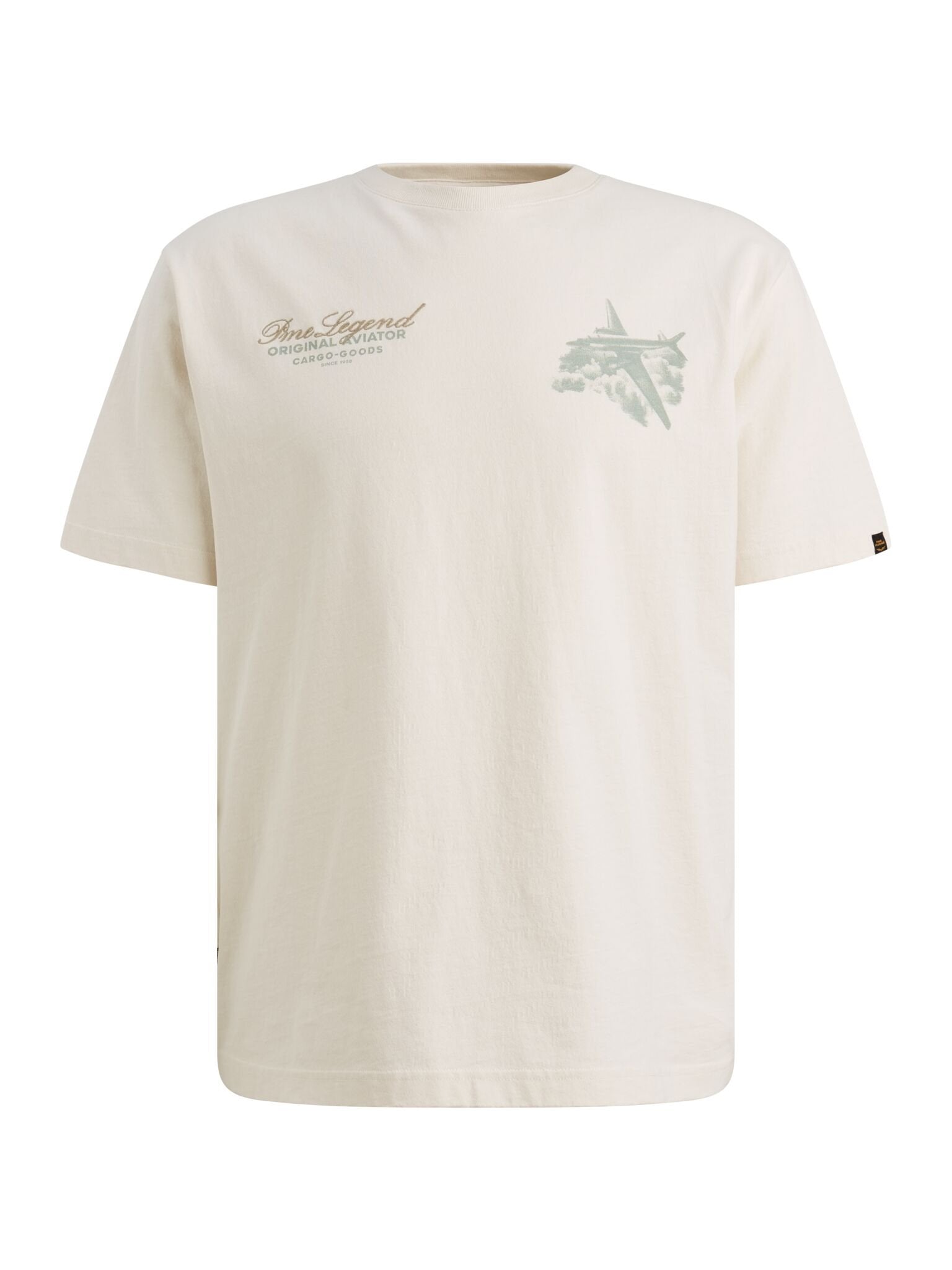 PME Herren T-Shirts kurz Egret