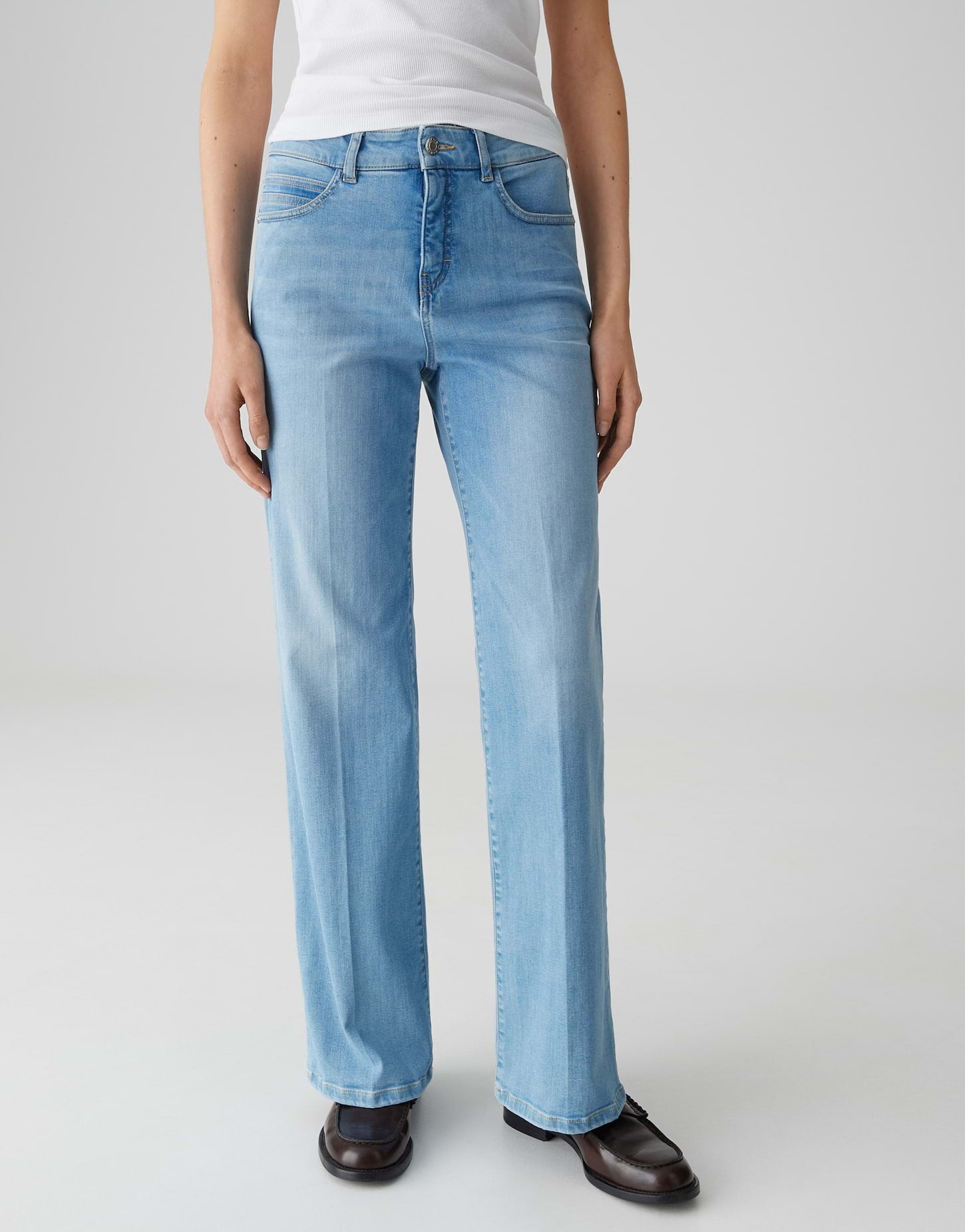 Opus Pants Damen Jeans Light Blu