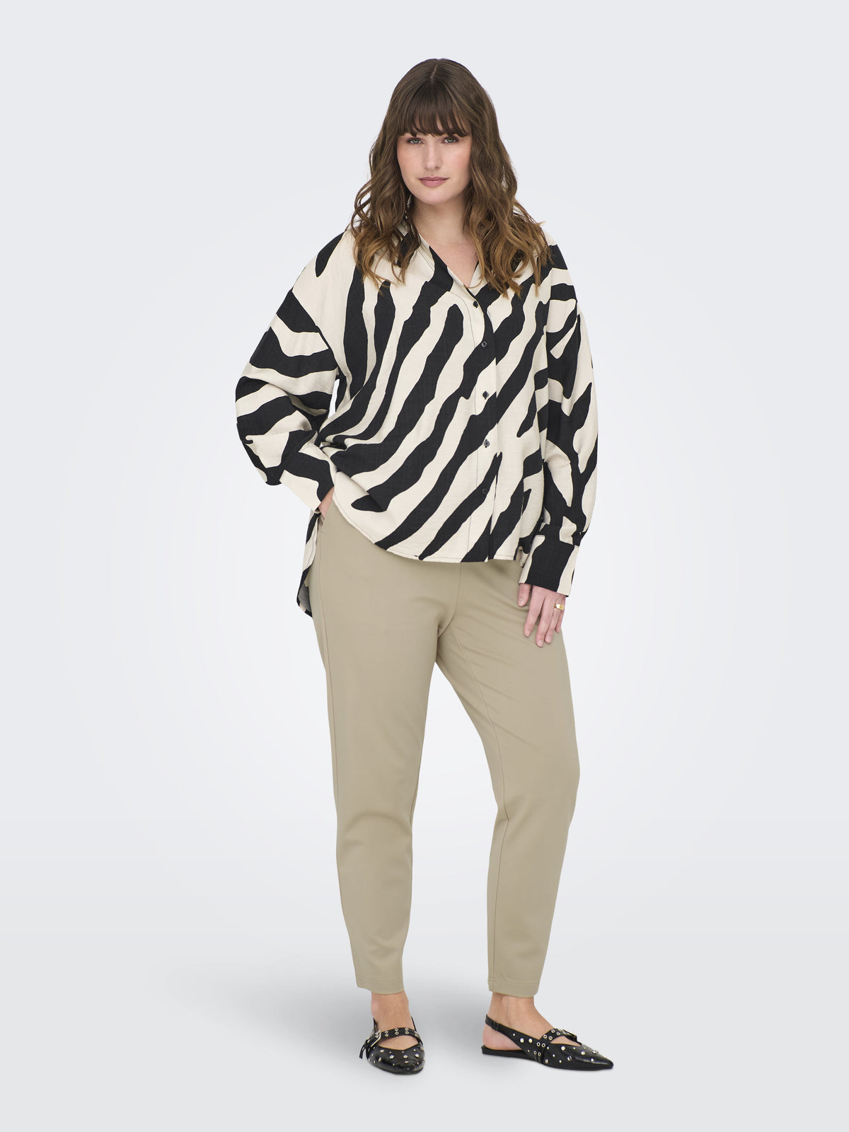 Only Carmakoma Damen Hosen Pure Cashmere