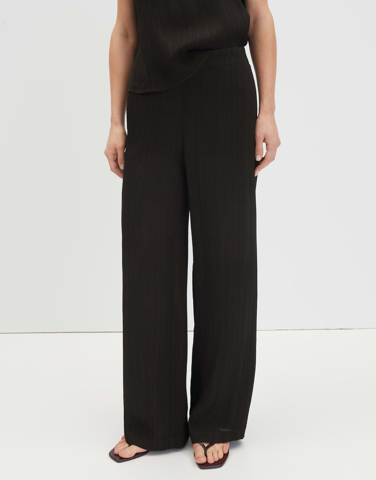 Someday Damen Hosen Dark Truffle