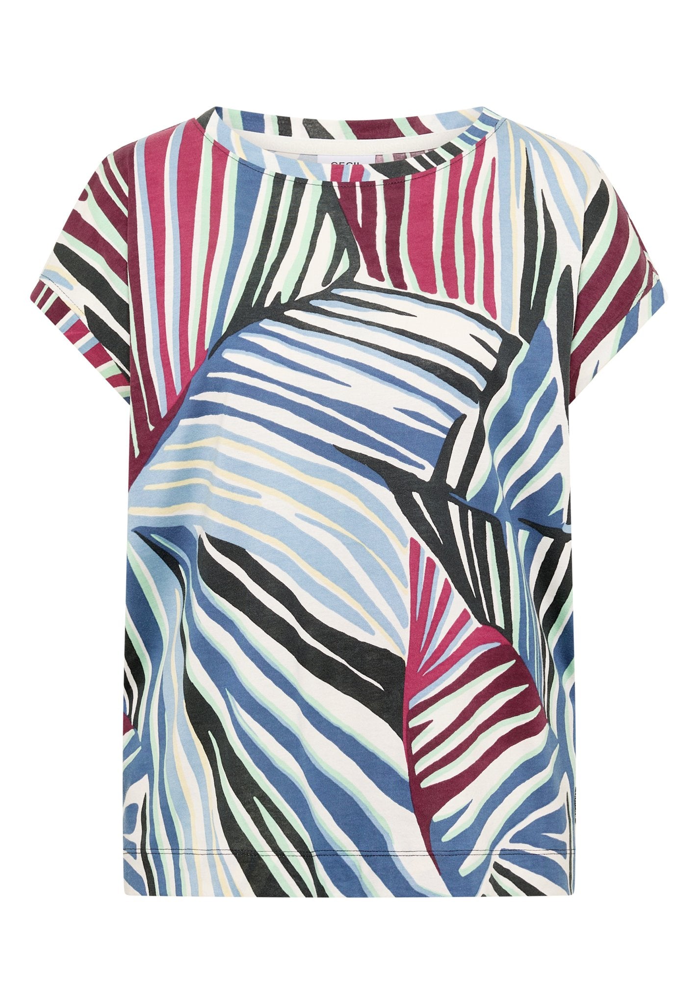 Cecil Damen T-Shirts Palm Bree