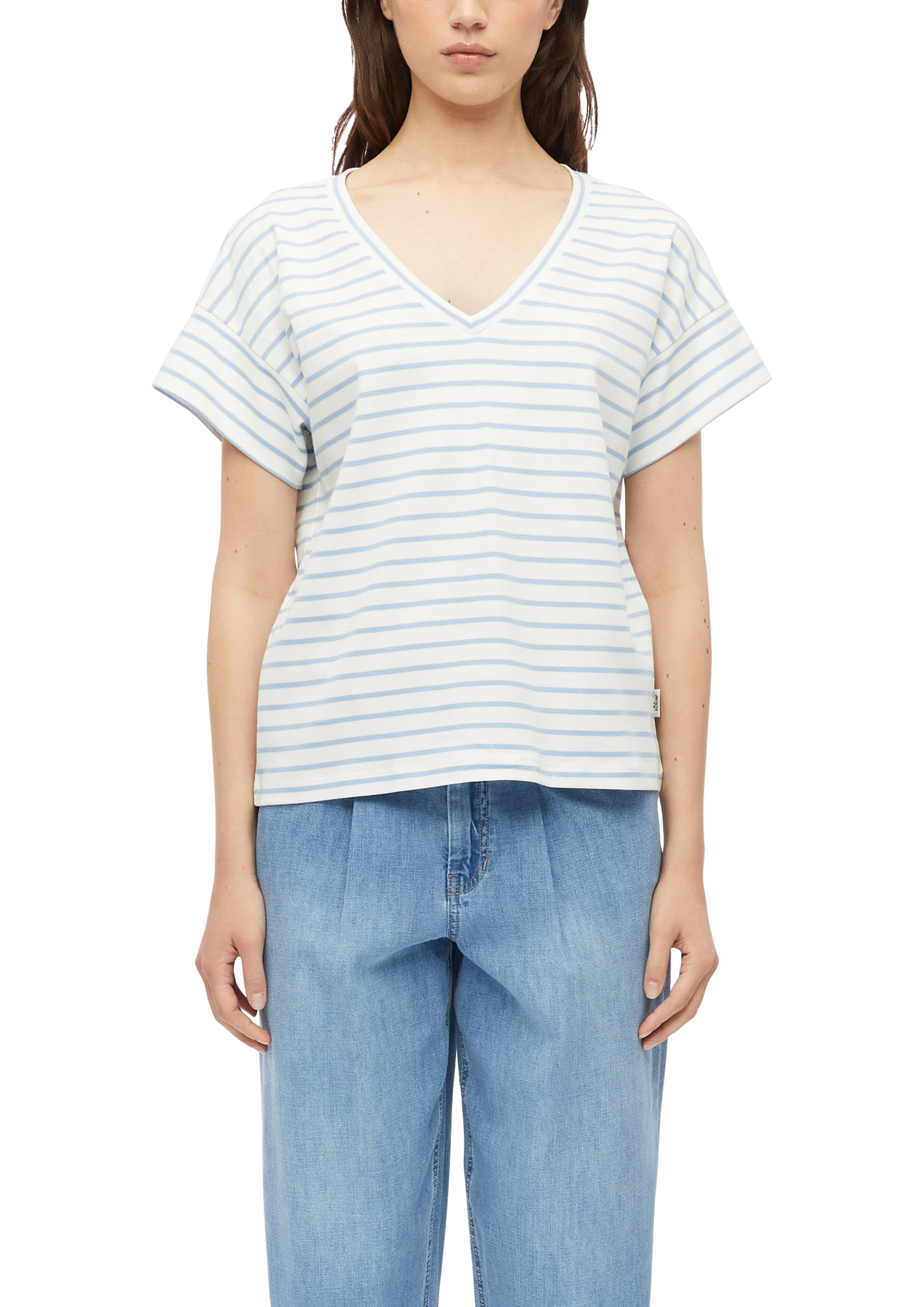 S. Oliver red Damen T-Shirts Blue