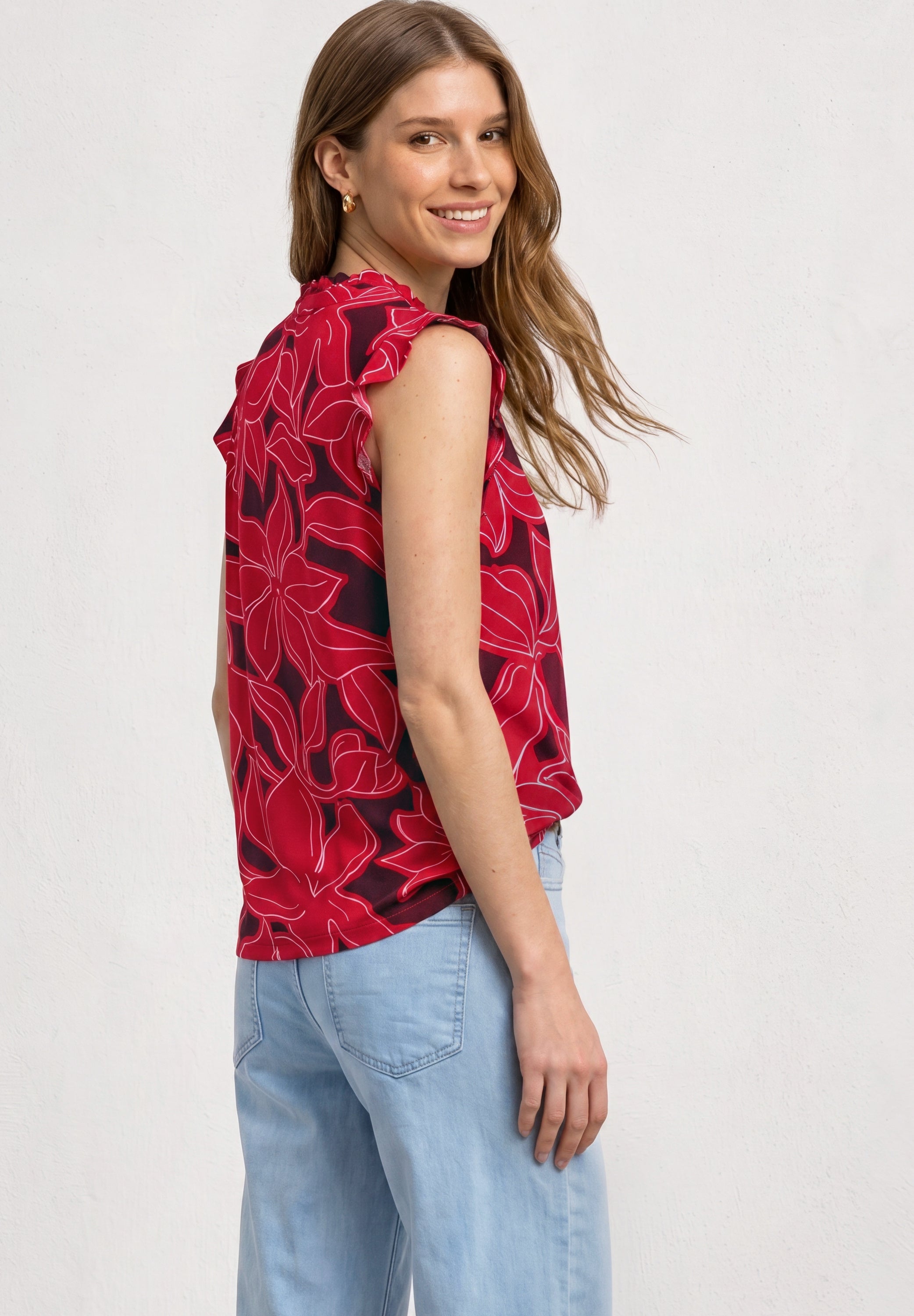 Street One Damen T-Shirts Salsa Red