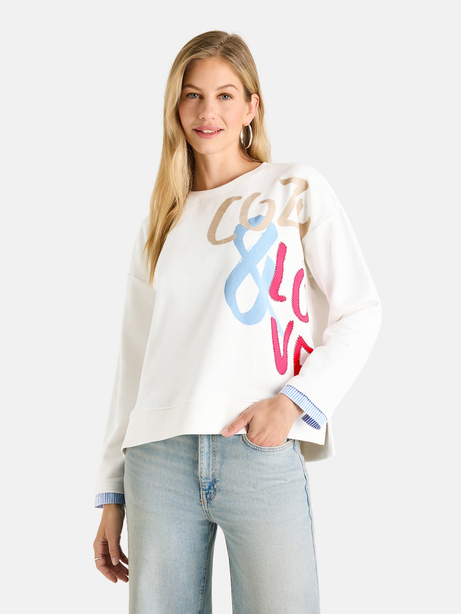Lieblingsstück Damen Sweatshirts Offwhite