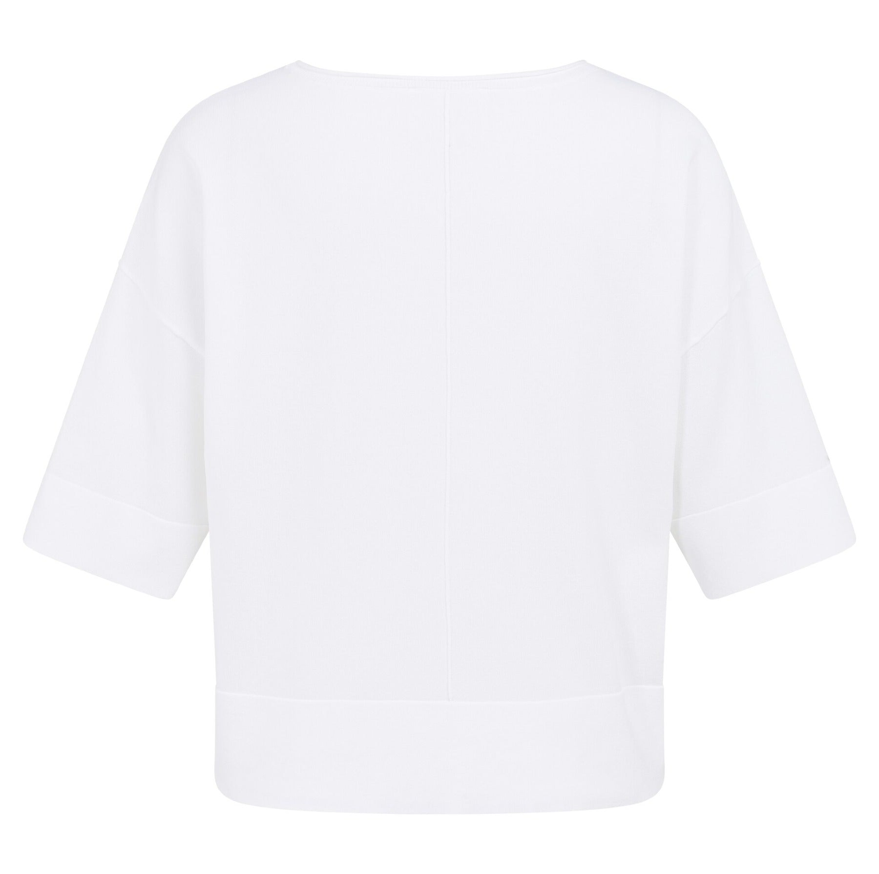 Oversized Feinstrick-T-Shirt mit U-Boot-Ausschnitt