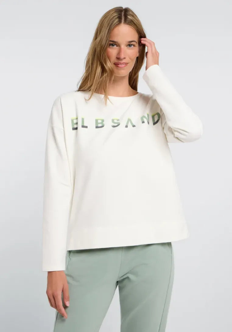 Elbsand Damen Sweatshirts Cloud Wh