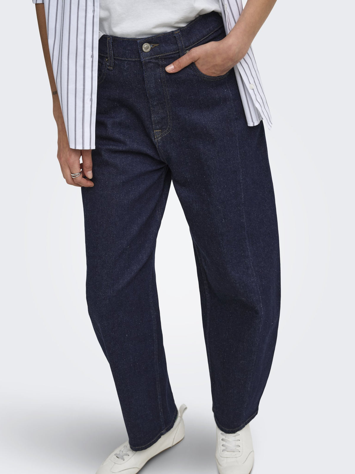 Only Damen Jeans Dark Blue Denim