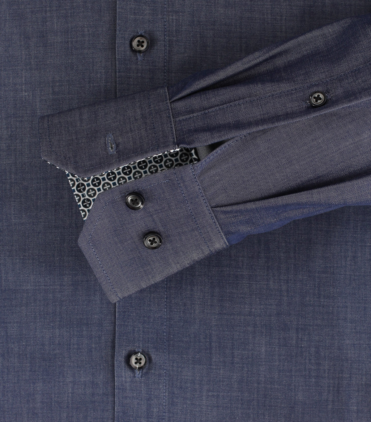 Casa Moda Herren Hemden lang Blau
