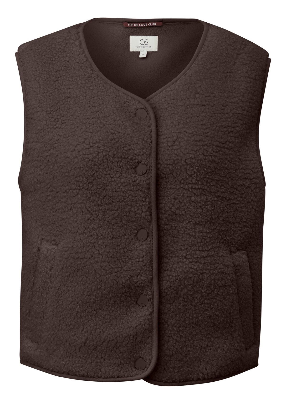 QS by S.Oliver Damen T-Shirts Brown