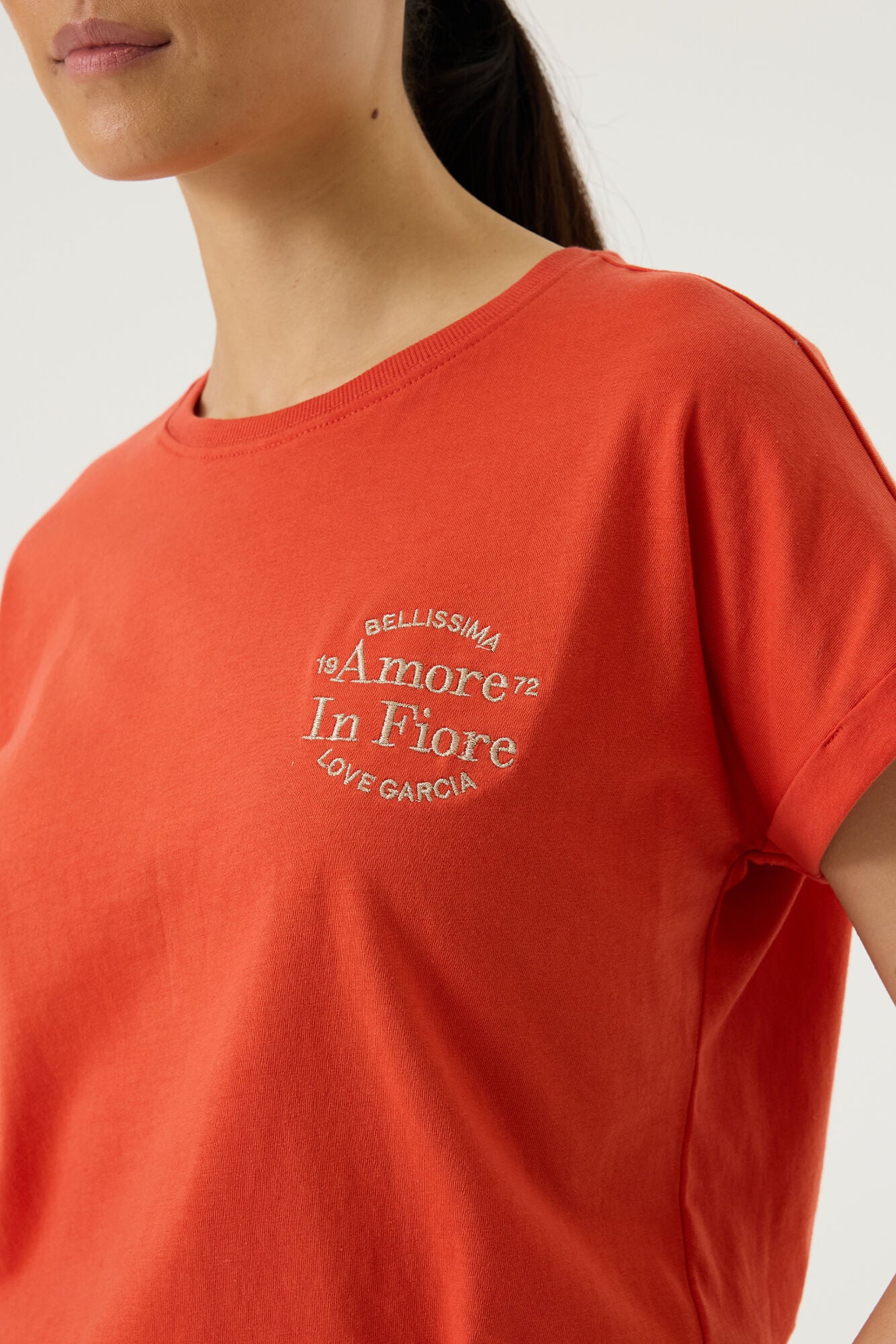 Garcia Damen T-Shirts Paprika