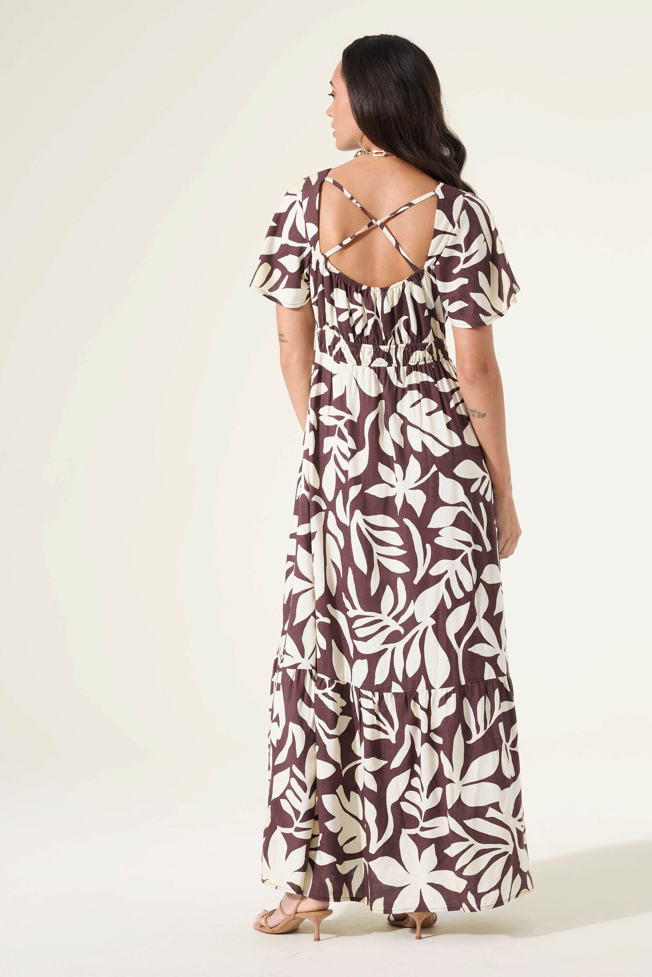 Garcia Damen Kleider Earth Brown
