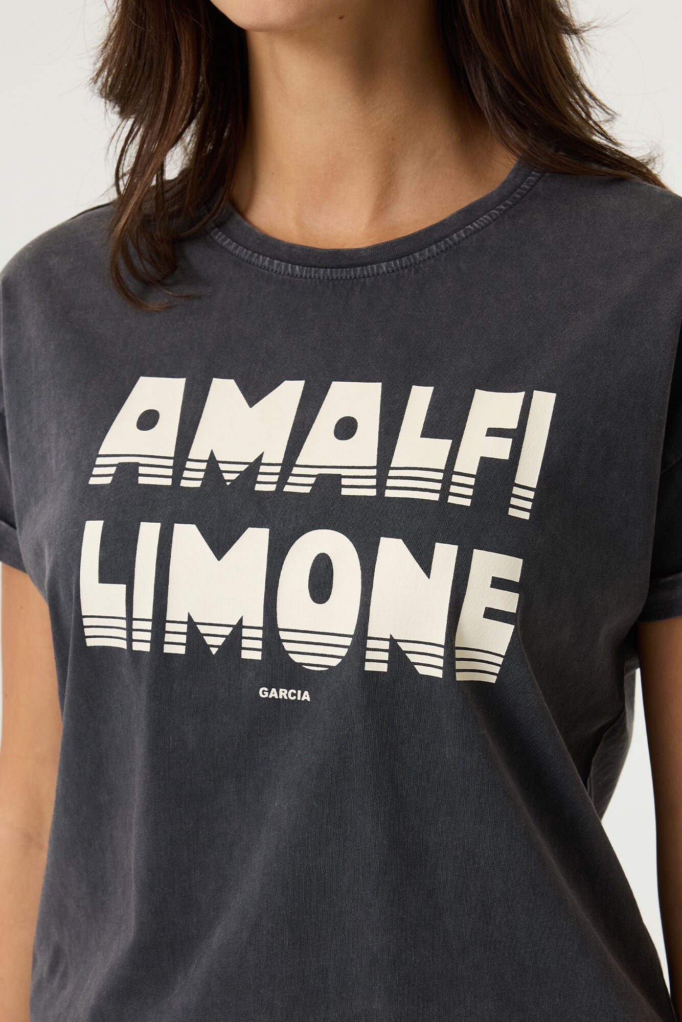 Garcia Damen T-Shirts Antracite