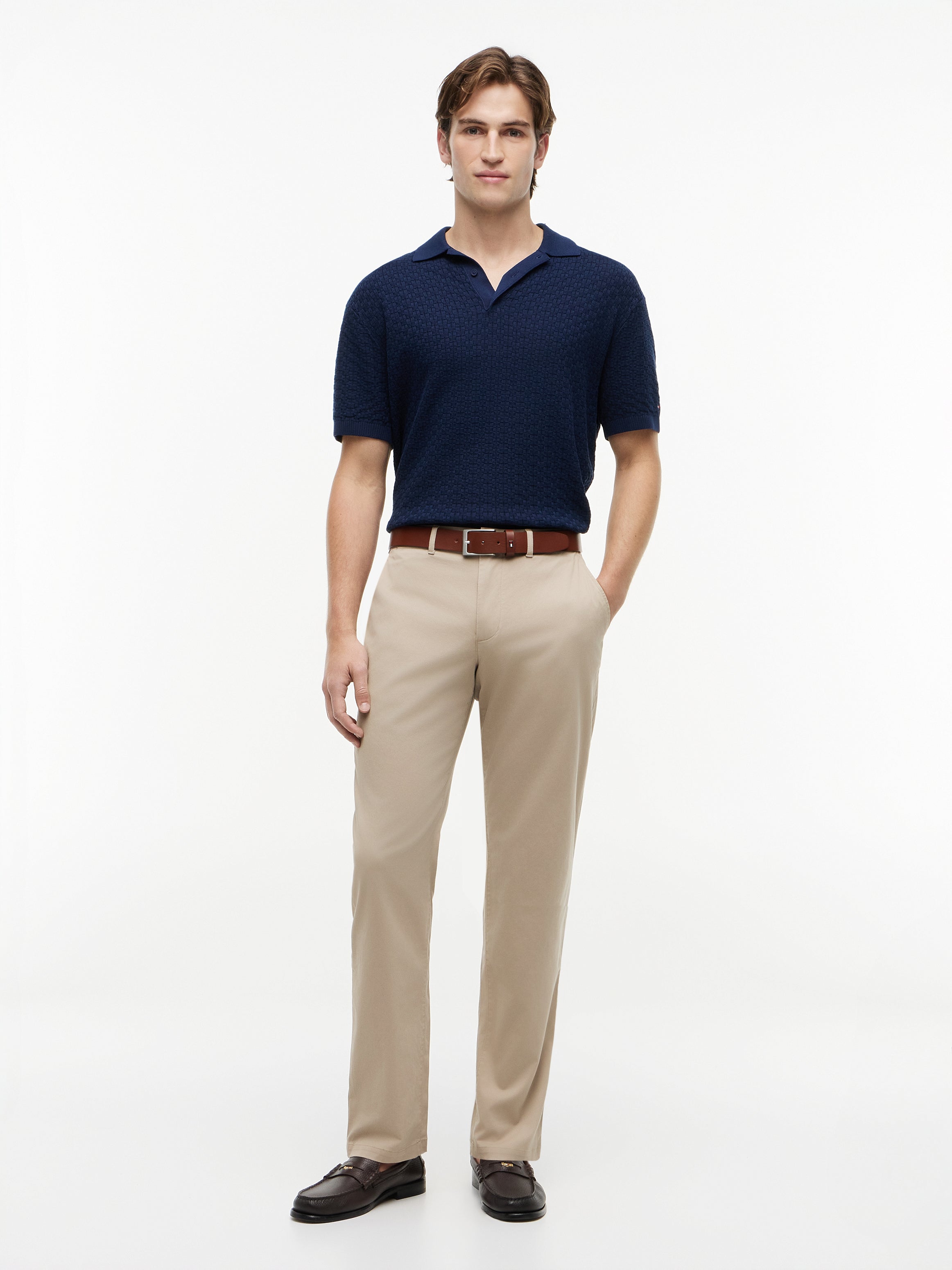 Tommy Hilfiger Herren Hosen Aeg Beige