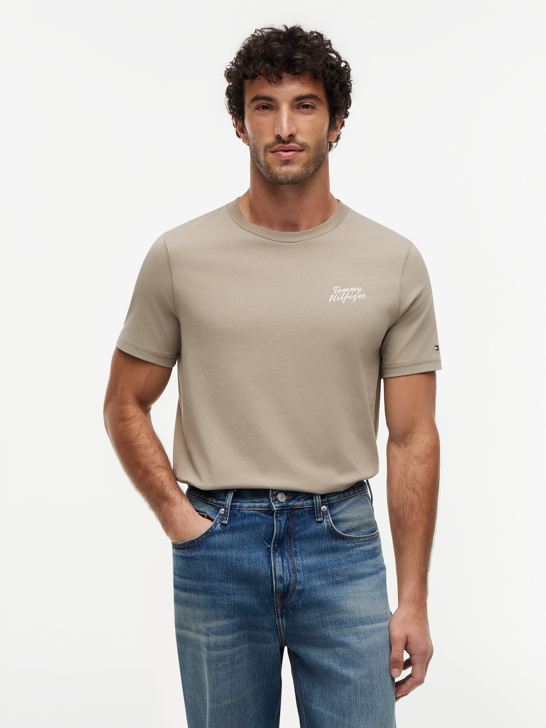 Tommy Hilfiger Herren T-Shirts kurz M Green