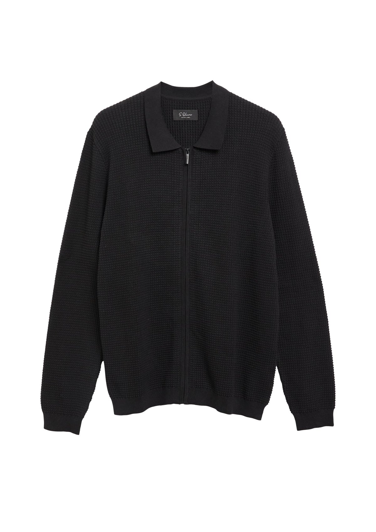 S. Oliver black Herren Strickjacken Grey/Black