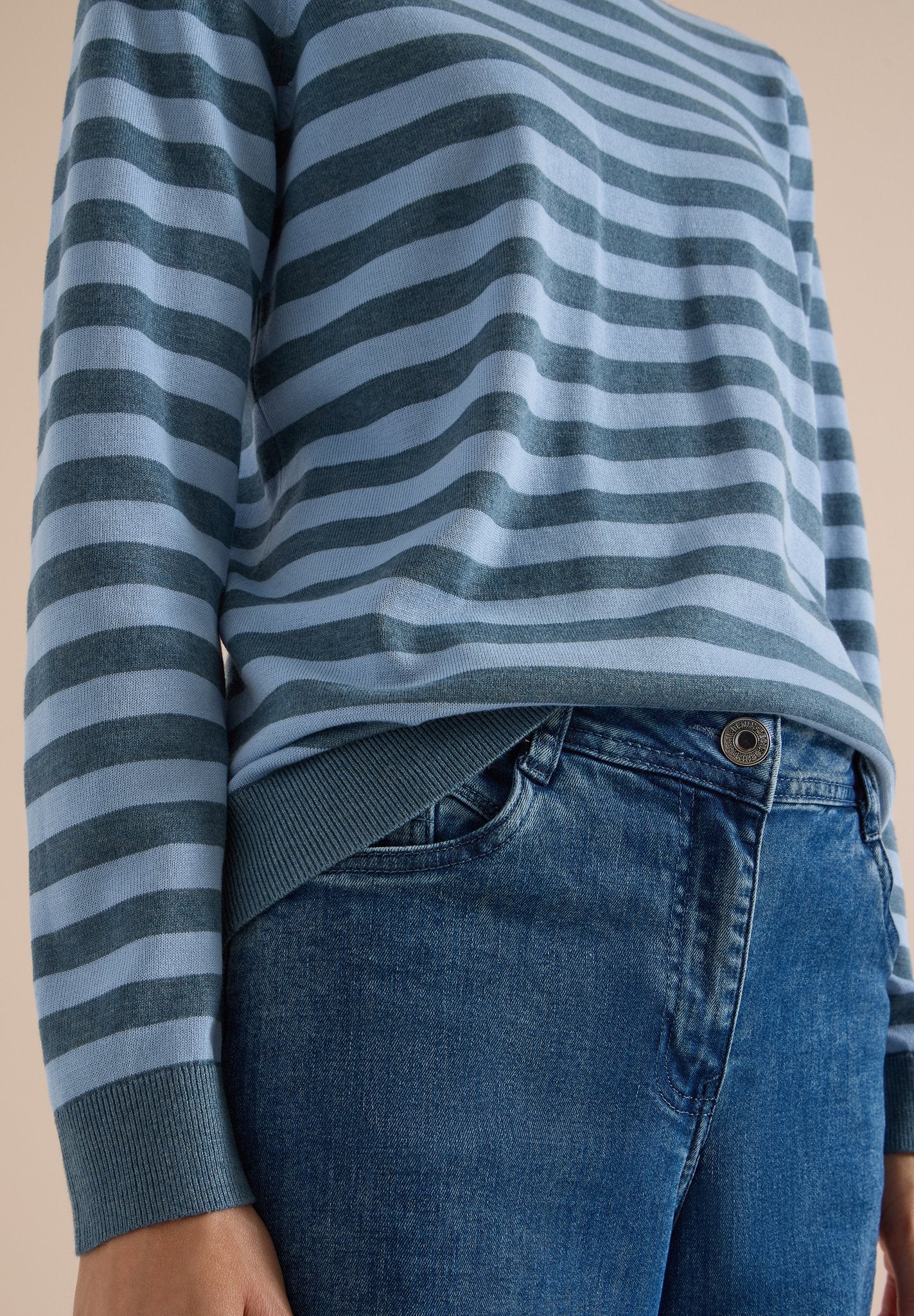Cecil Damen Pullover Easy Blue