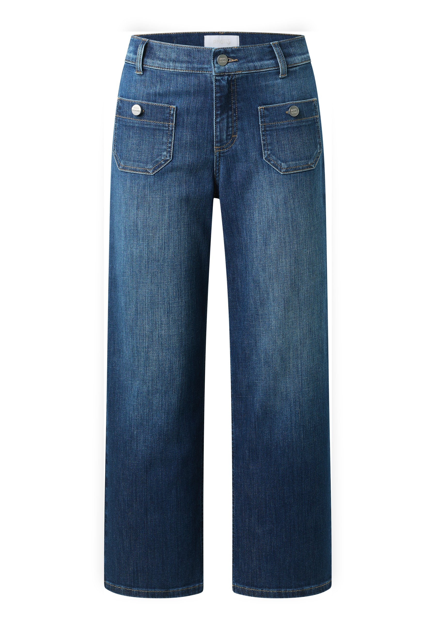 Angels Damen Jeans Mid Blue Us