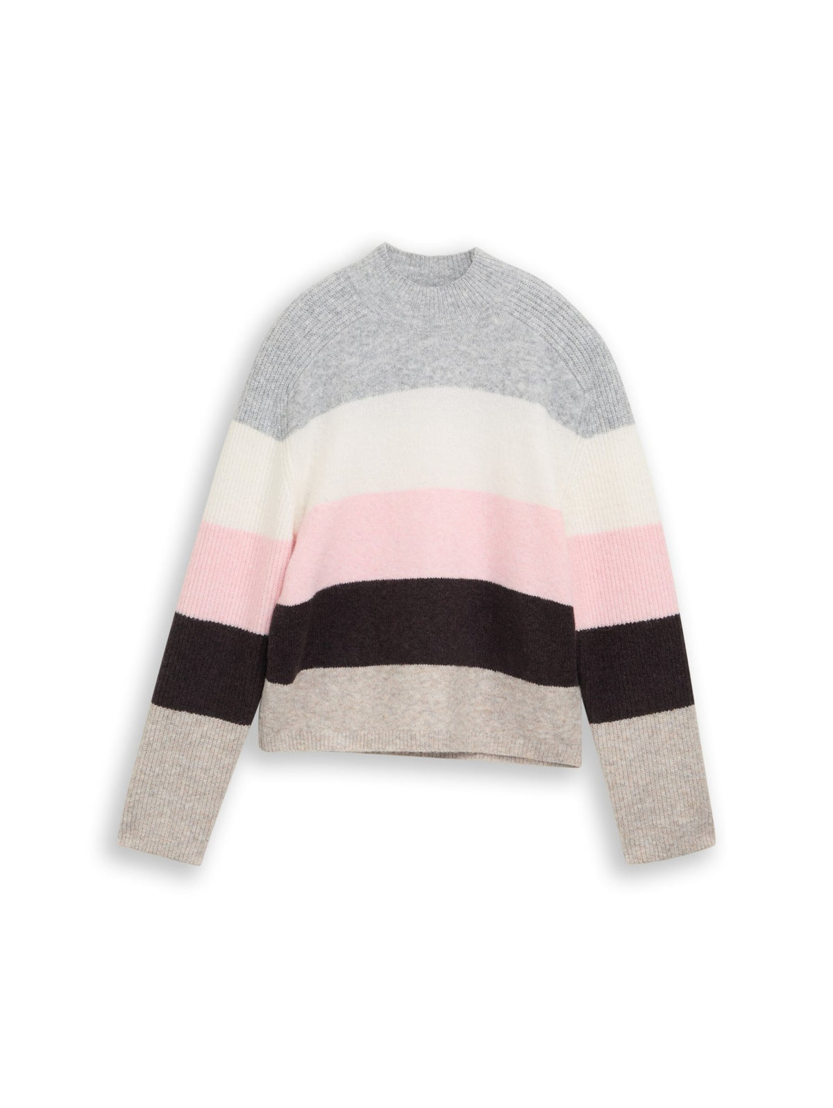 Tom Tailor denim Damen Pullover Grey Pink Color