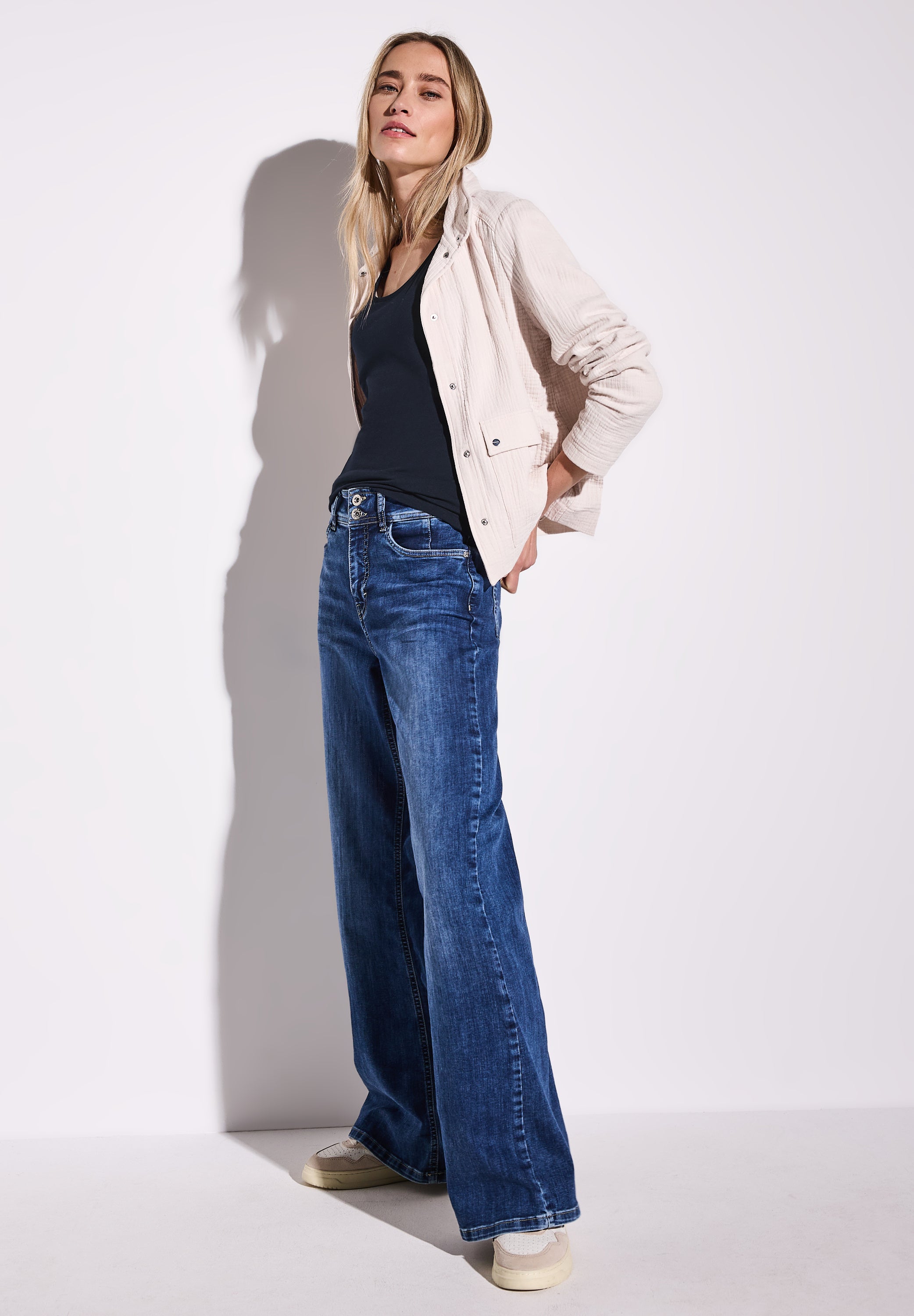 Street One Damen T-Shirts Deep Blue