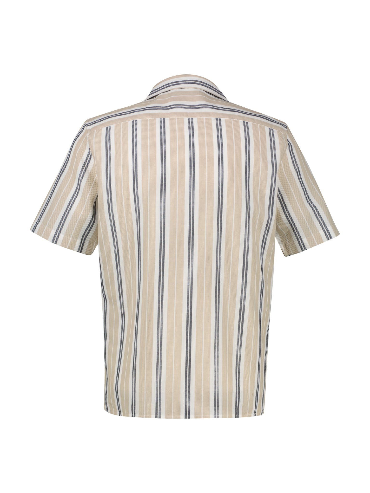 Lerros Herren Hemden kurz Gravel Beige