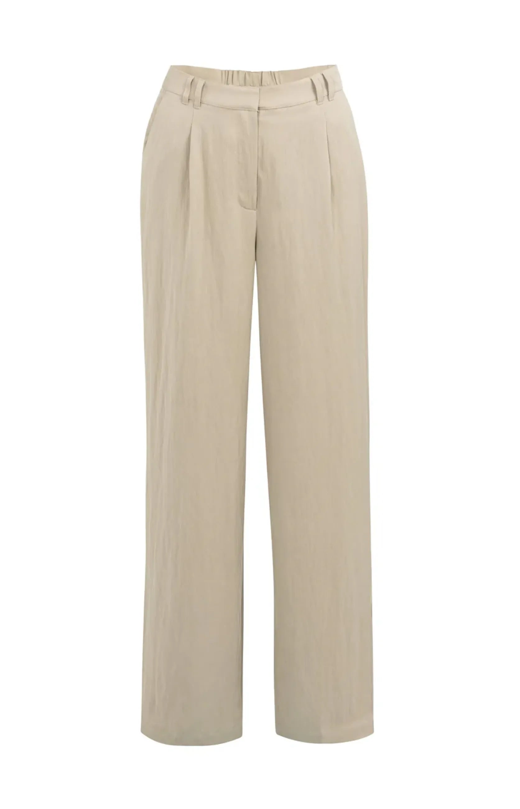 Weit geschnittene, gewebte Hose mit Bundfalten (L32)