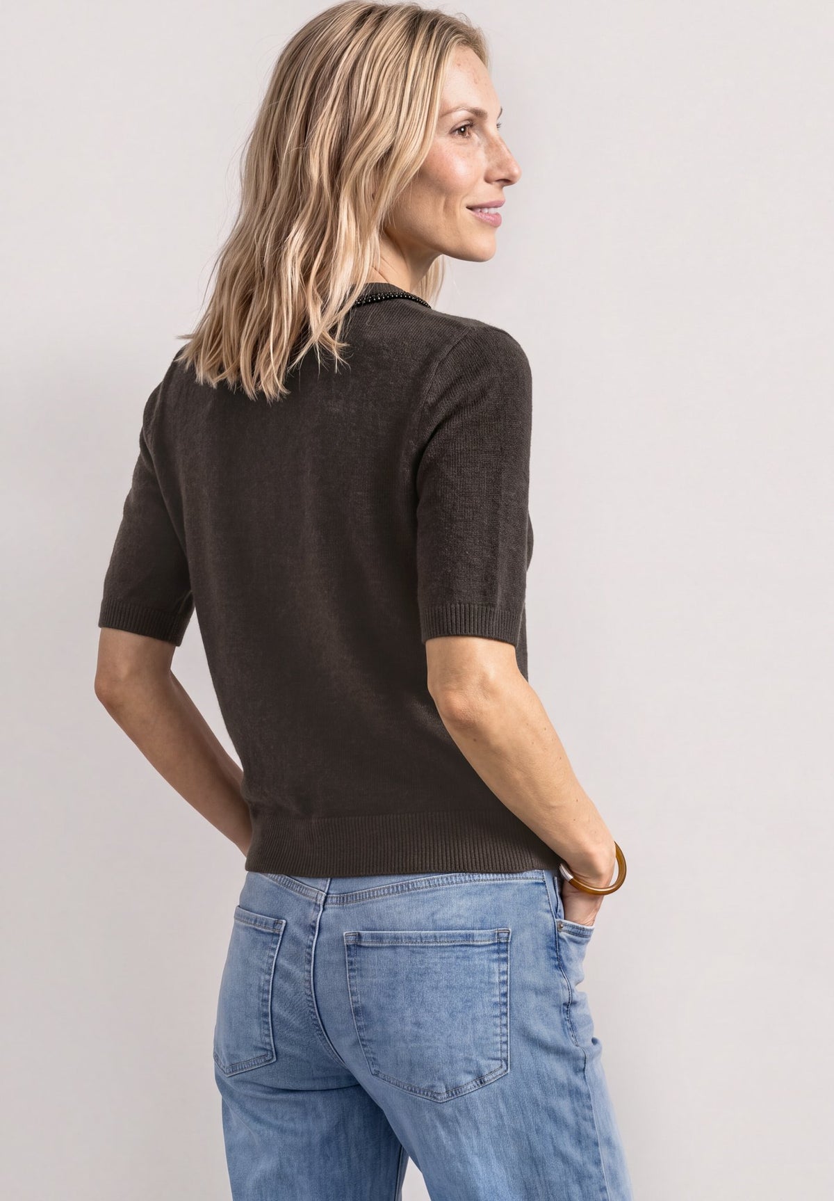 Street One Damen Pullover Black Cof