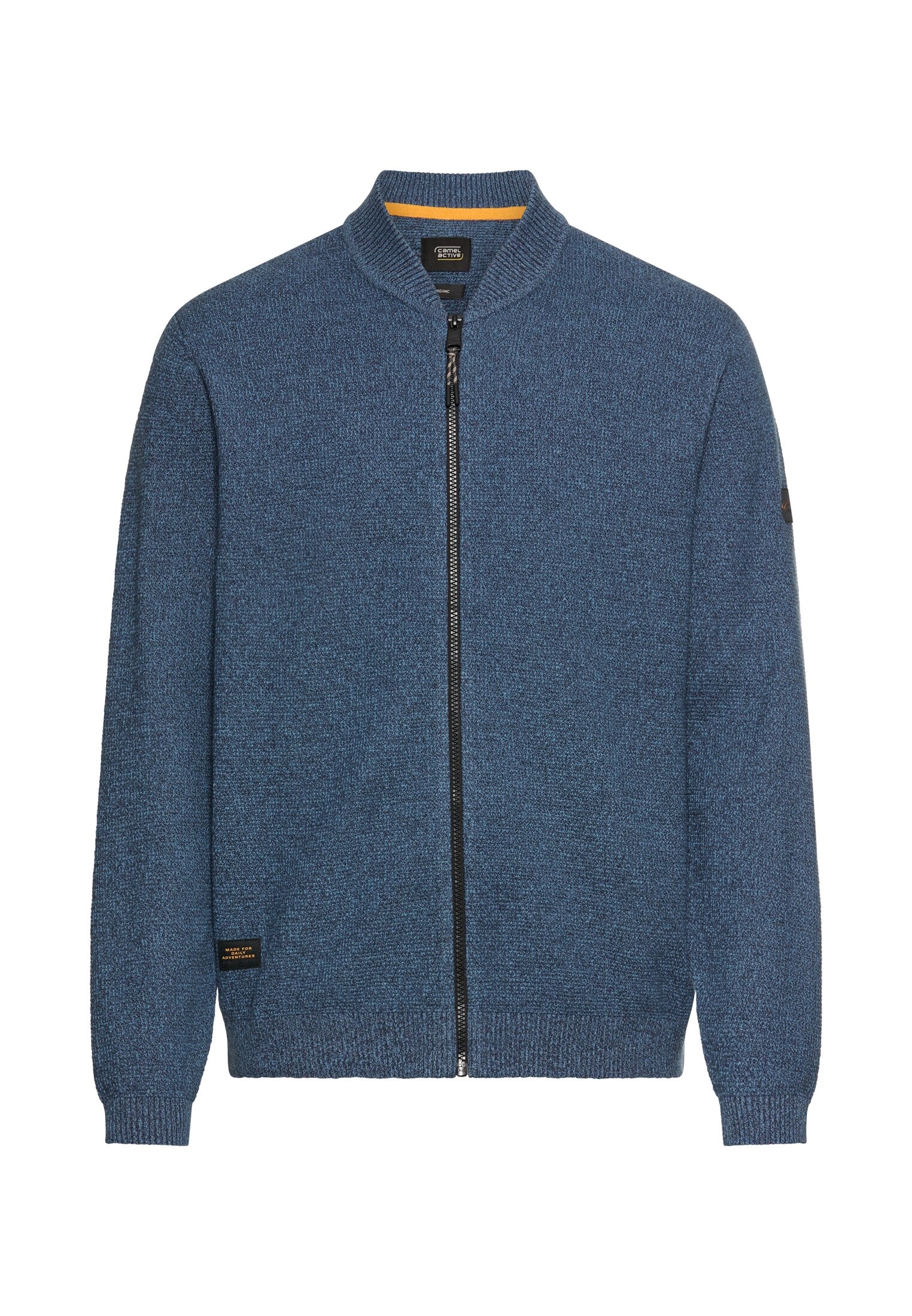 Camel active Herren Strickjacken Tinted Blue