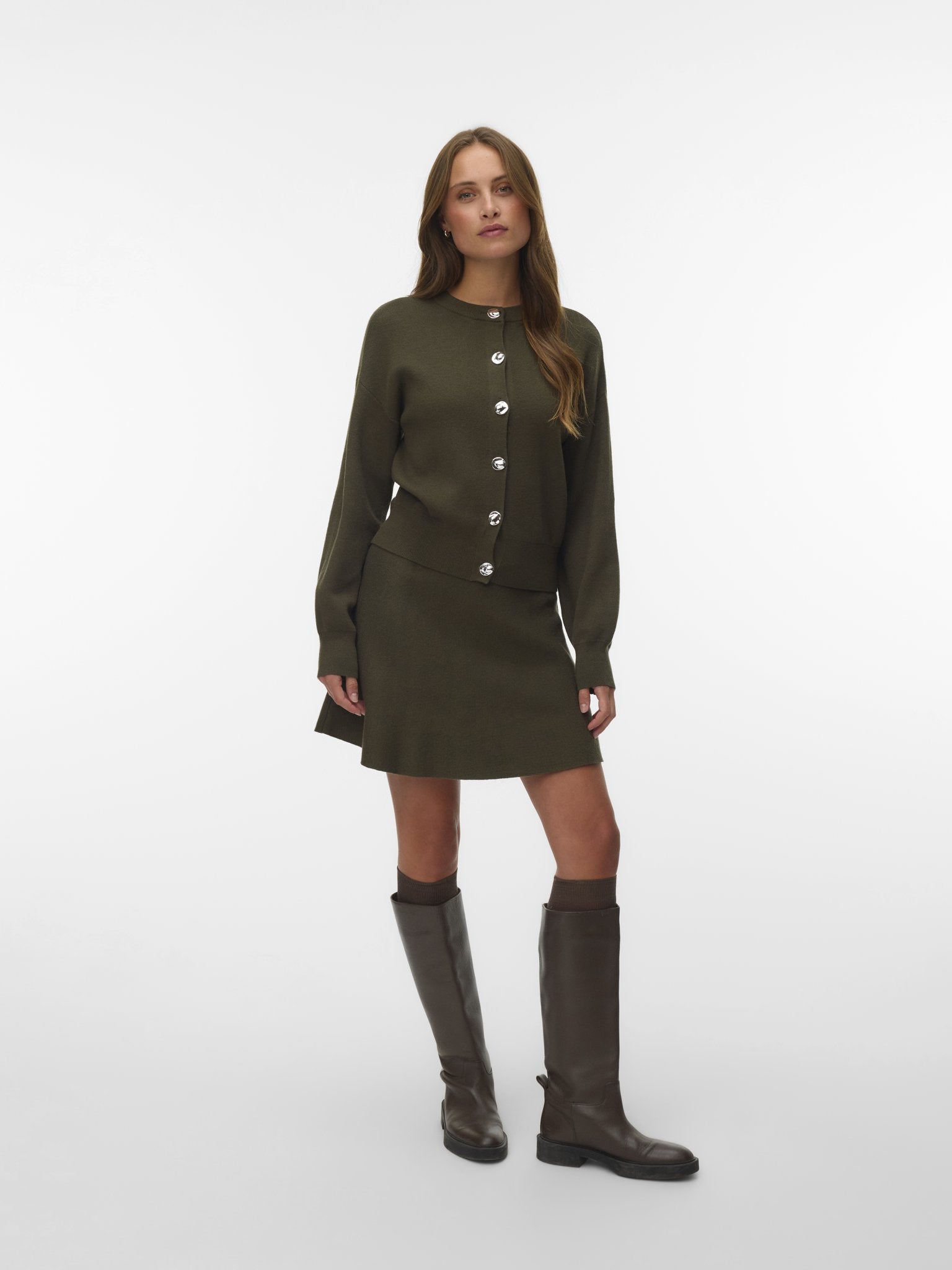Vero Moda Damen Strickjacken Forest Night