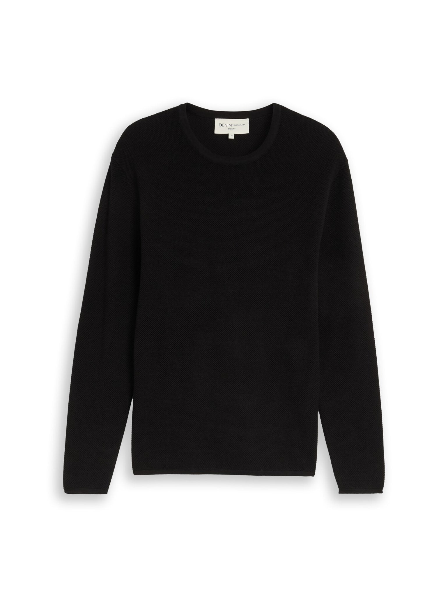 Tom Tailor denim Herren Pullover Black