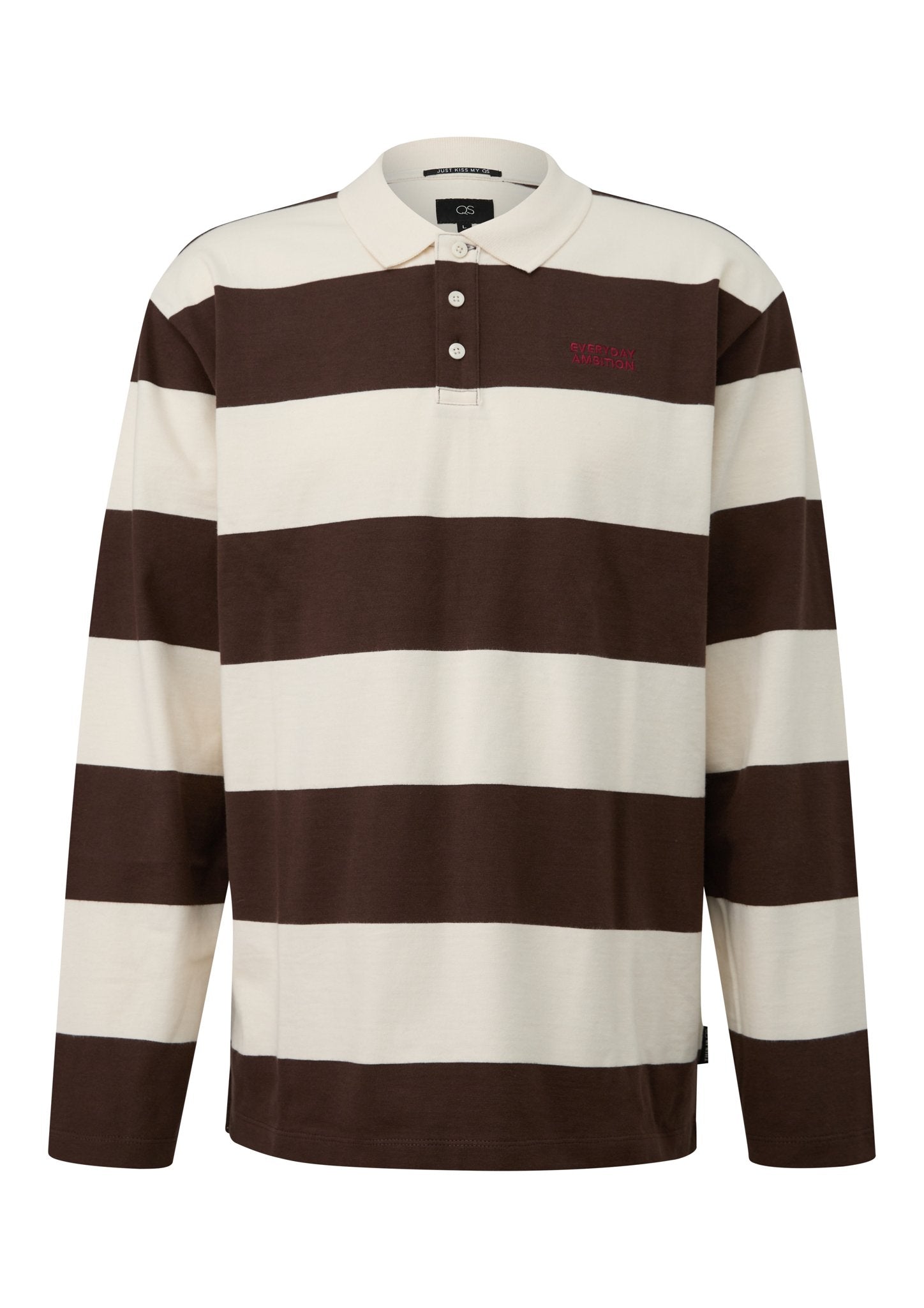 QS by S.Oliver Herren Polo-Shirts G Brown