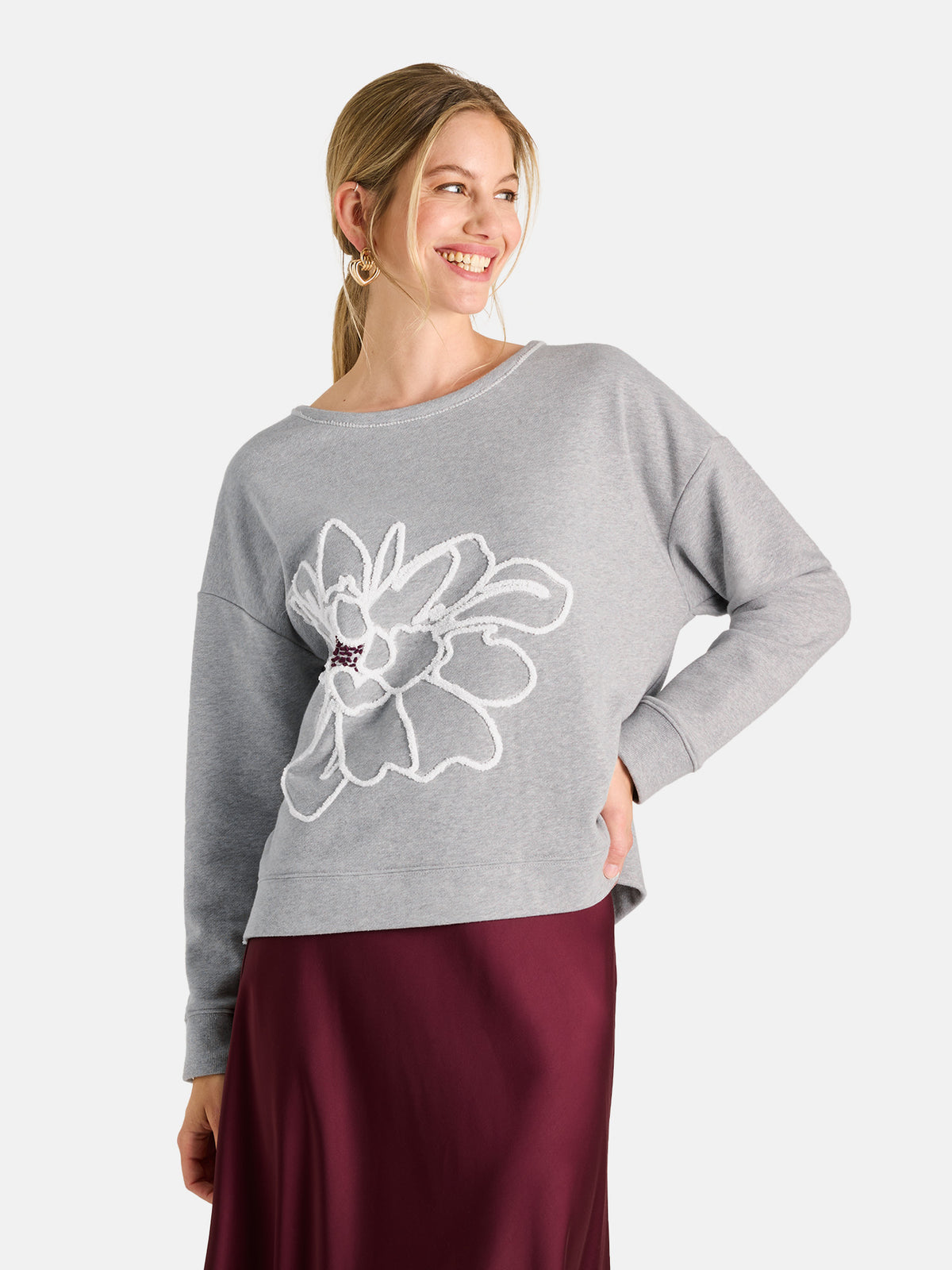 Lieblingsstück Damen Sweatshirts Light Silve
