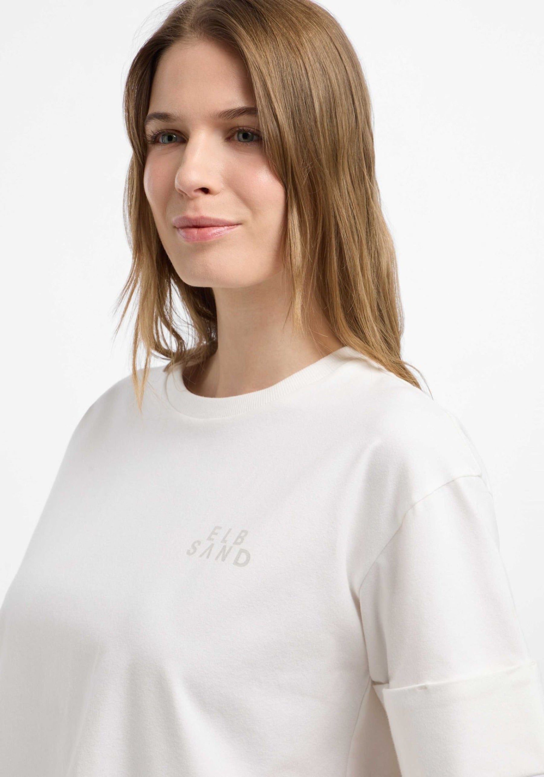 Elbsand Damen T-Shirts Cloud Whit